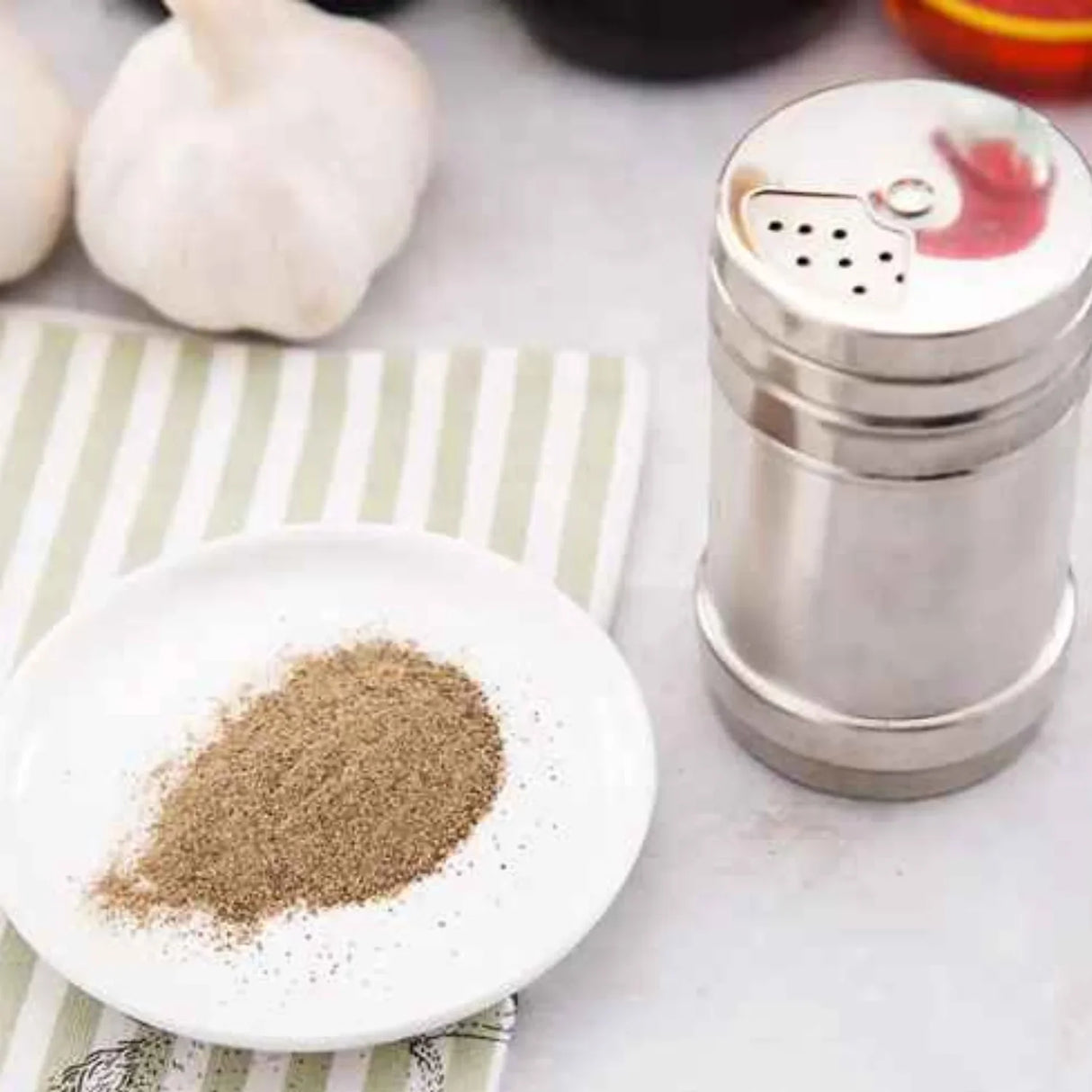 Salero Cromado de lujo 15cm*6cm