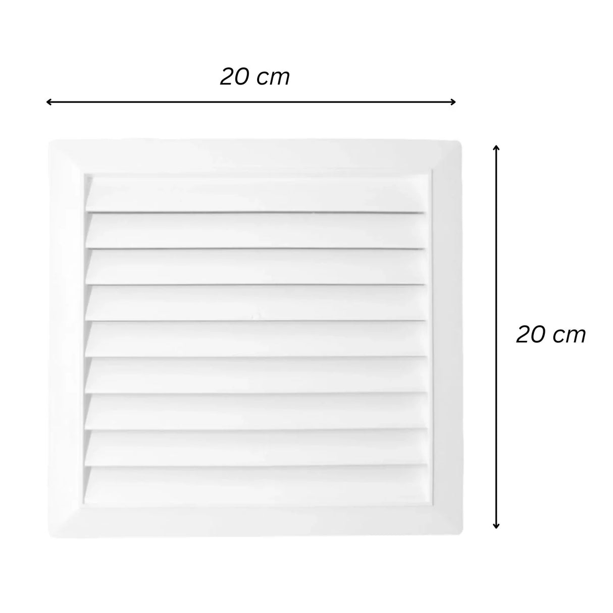 Rejilla de Ventilación Corriente 20*20 cm Persiana