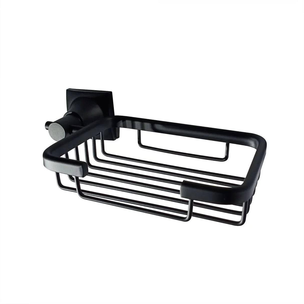 Set De Accesorios Baño Negro Metálico Línea Quadrato Negro Mate 4 Piezas– Alta Calidad