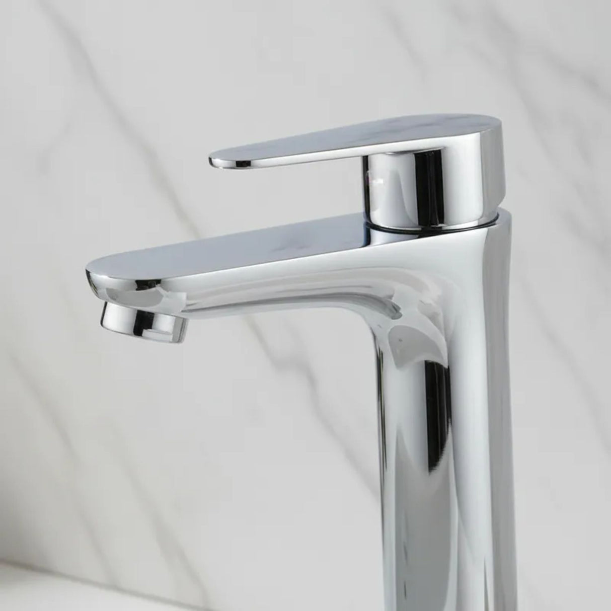 Lavamanos Monocontrol Alto Posto Níquel Texturizado Moderno