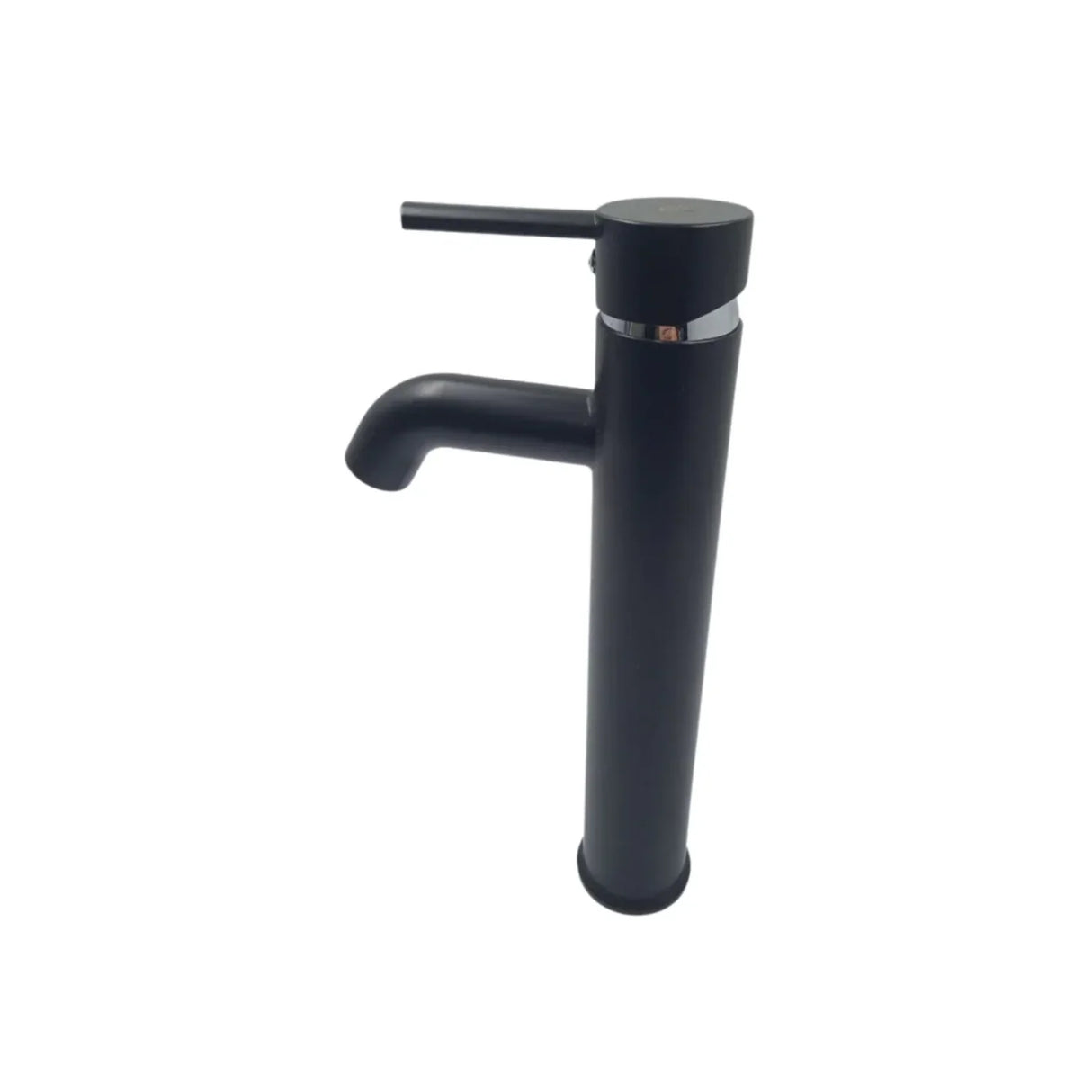 Mezclador Lavamanos Negro Poste Alto