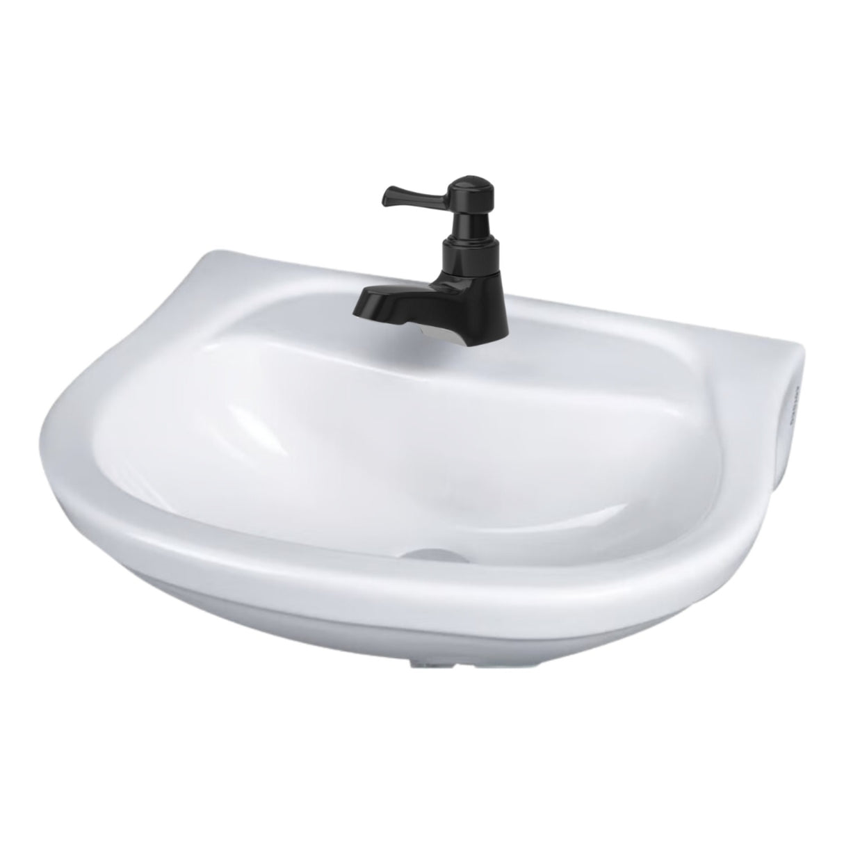 Llave Individual Negra Para Lavamanos Tipo Palanca Balta