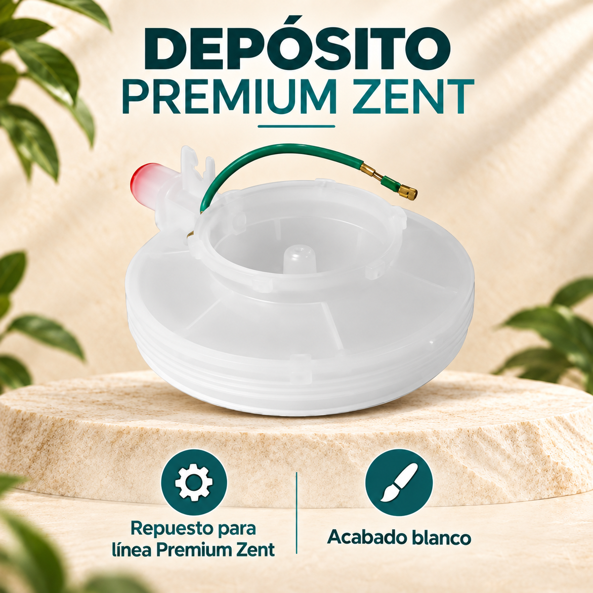 Características del depósito para ducha Premium Zent