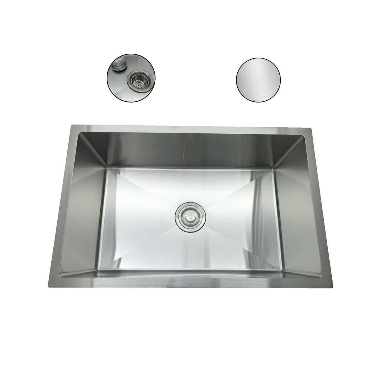 Lavaplatos Sencillo en Acero Inoxidable 304 de 70 × 45 × 21 cm
