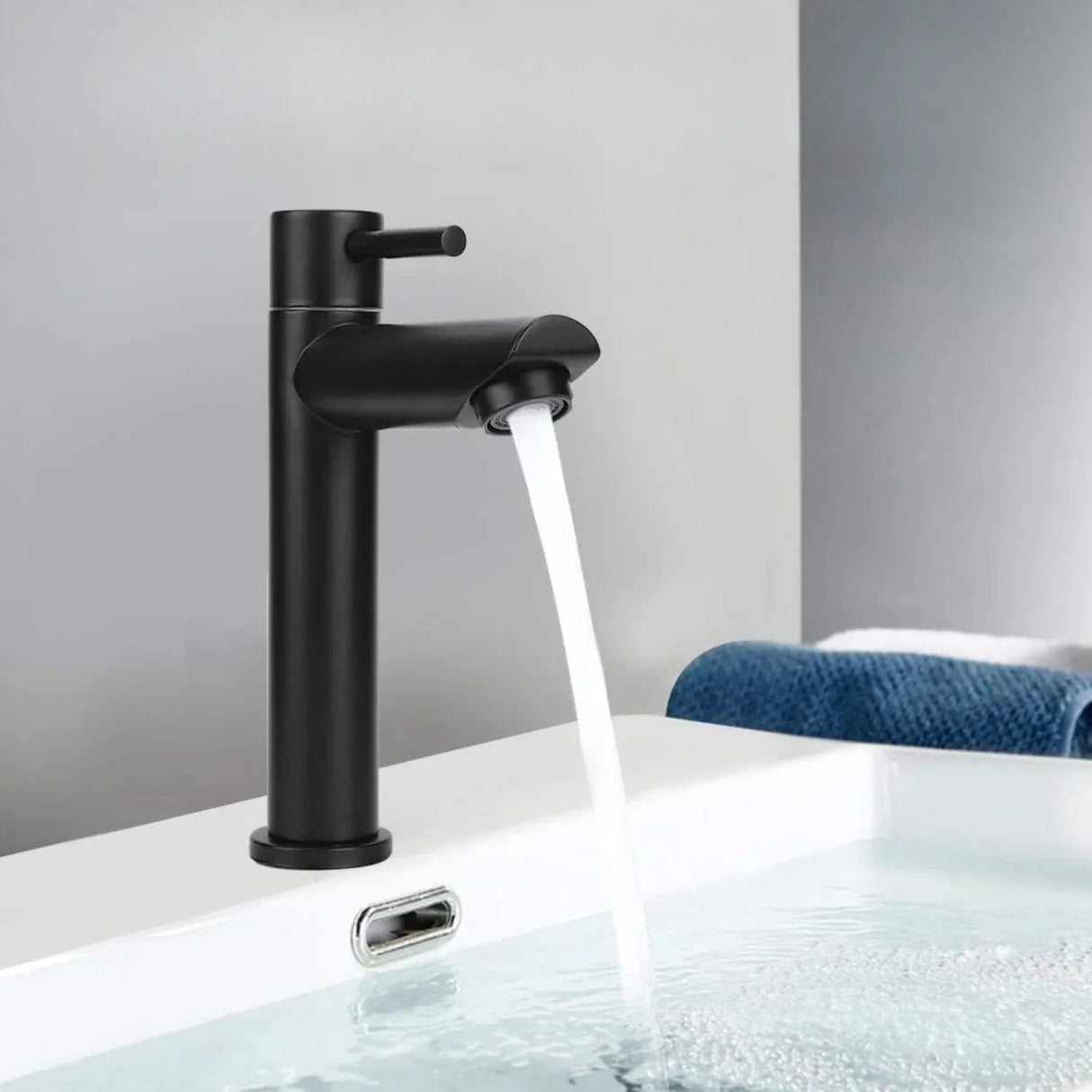 Grifería Lavamanos Poste Bajo Rio Agua Fria