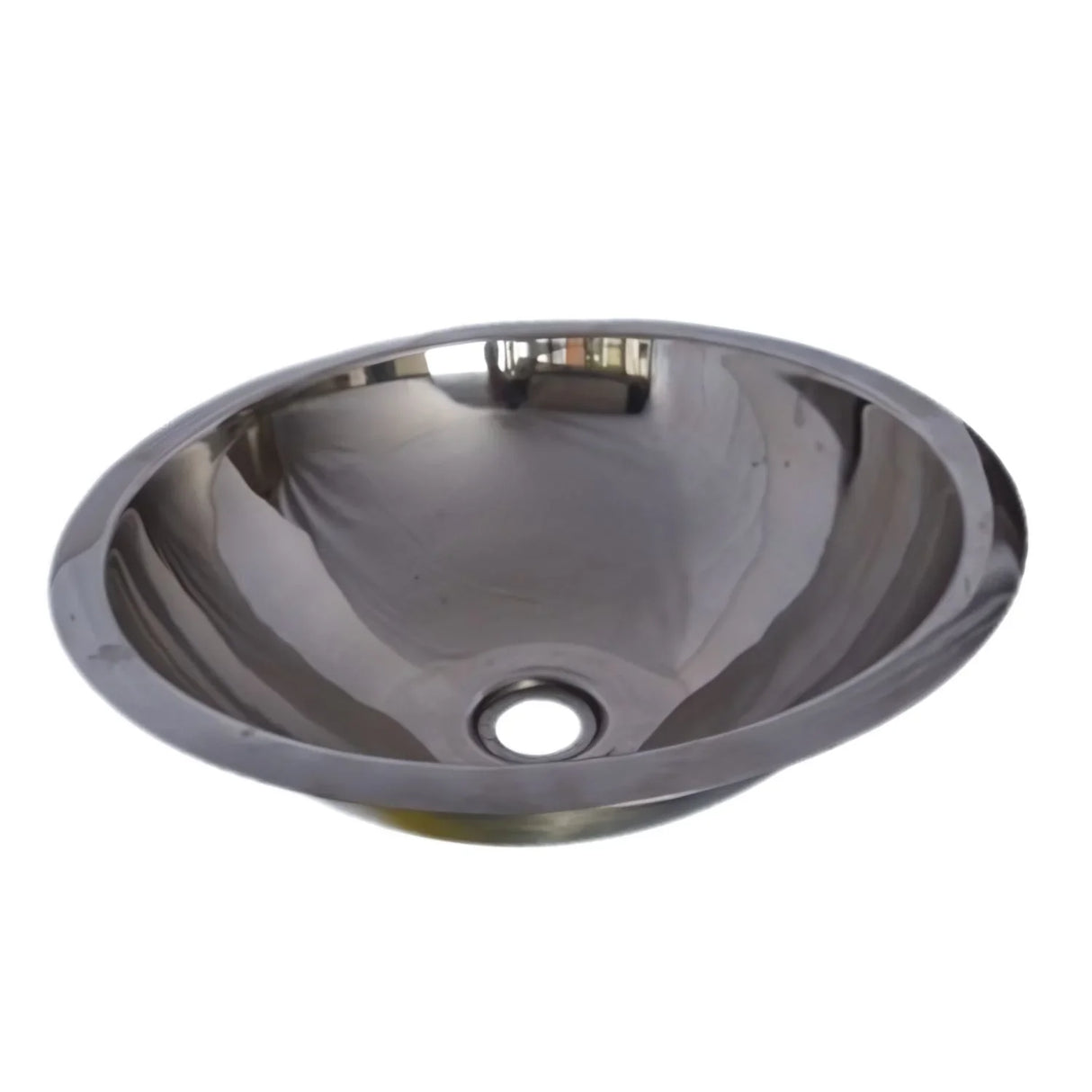 LAVAMANOS REDONDO DE ACERO INOXIDABLE 35 cm
