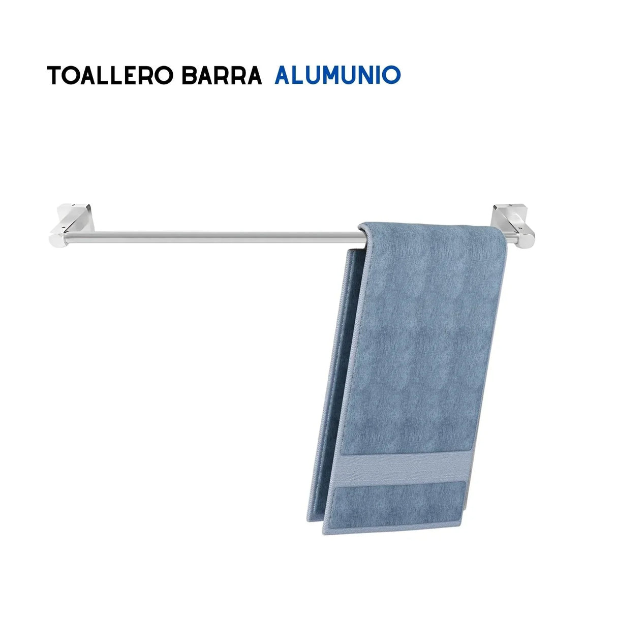 Toallero de Barra en Aluminio de Alta Calidad - 60 cm
