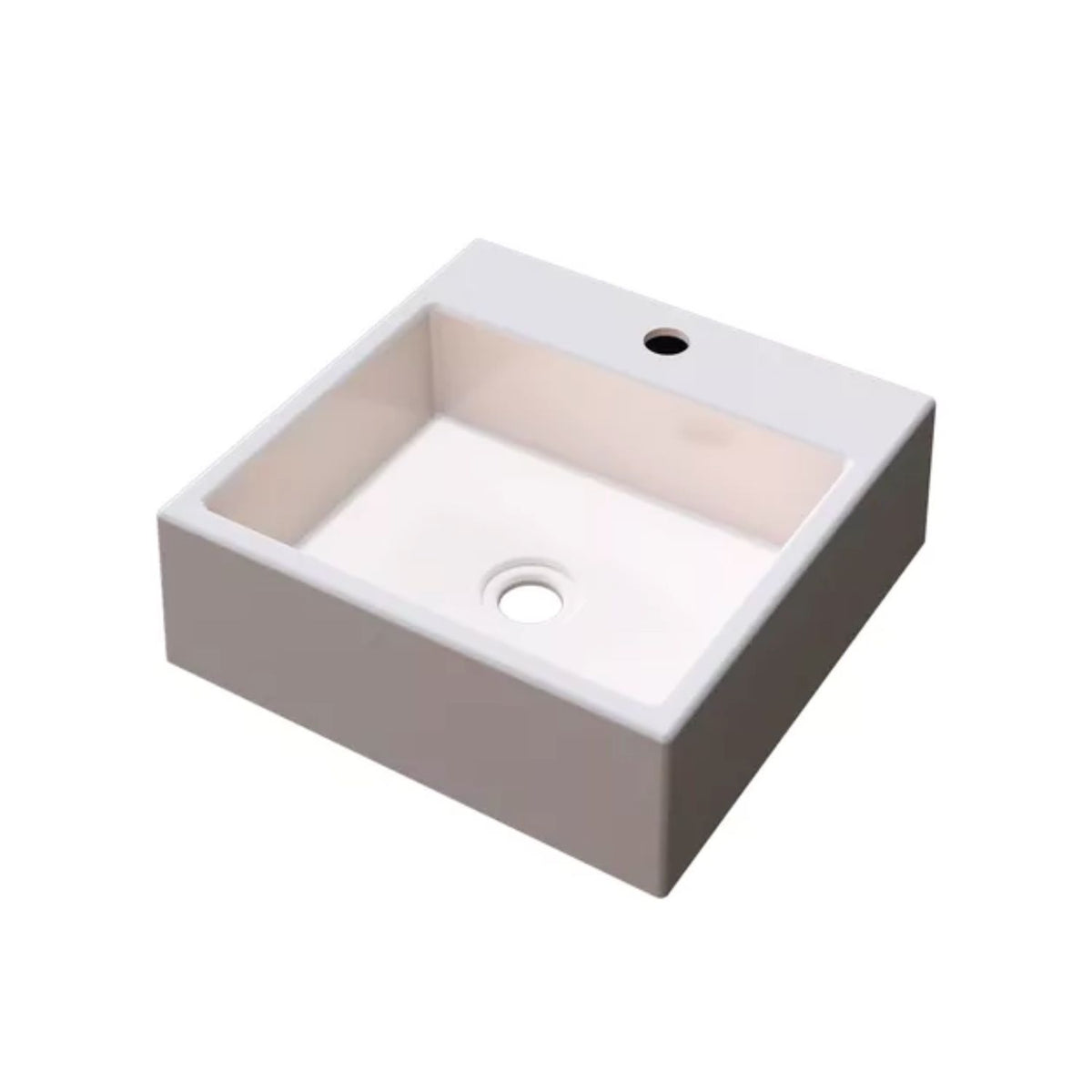 Lavamanos de Colgar Cerámico Blanco 33 x 28 x 13 cm