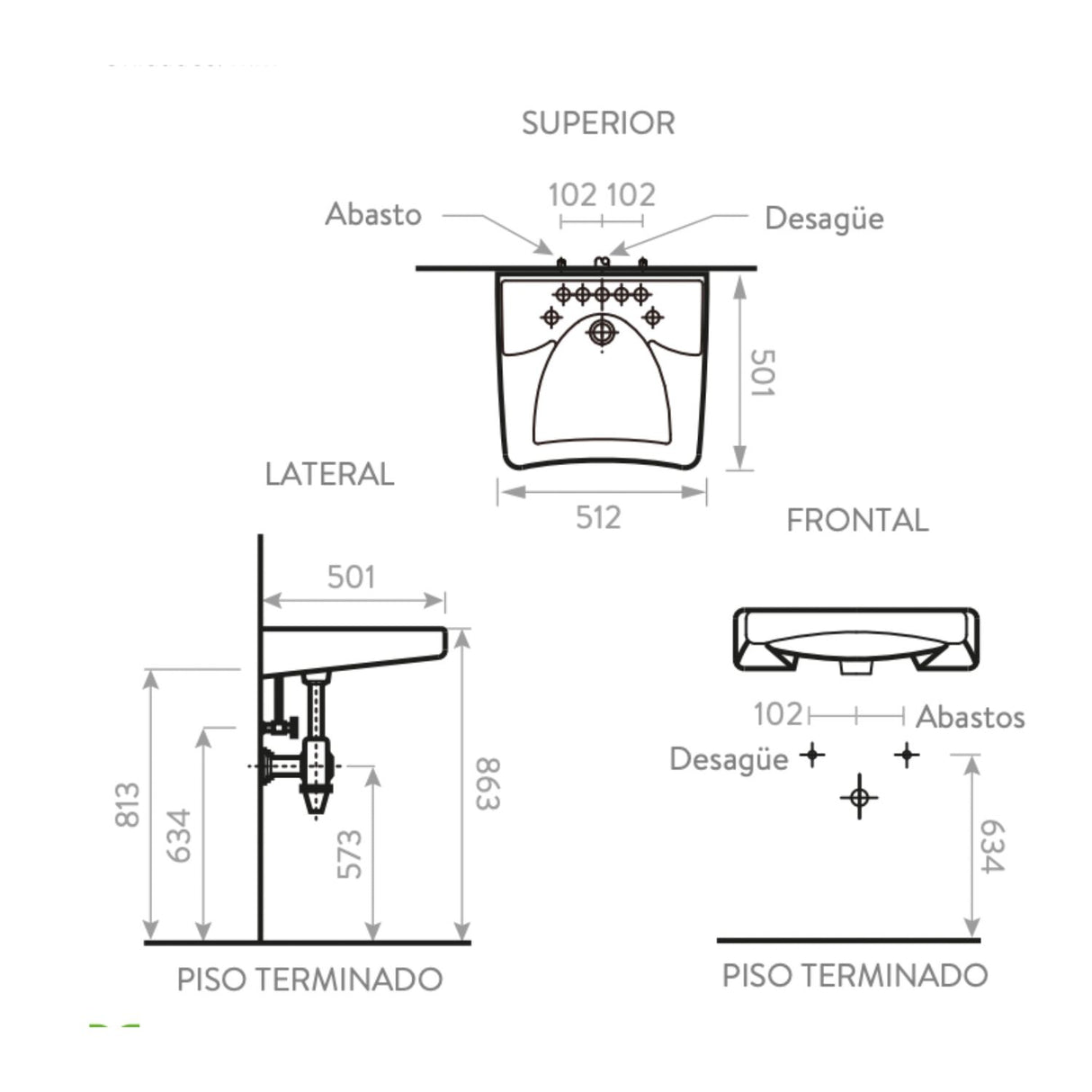 Lavamanos Aquajet institucional
