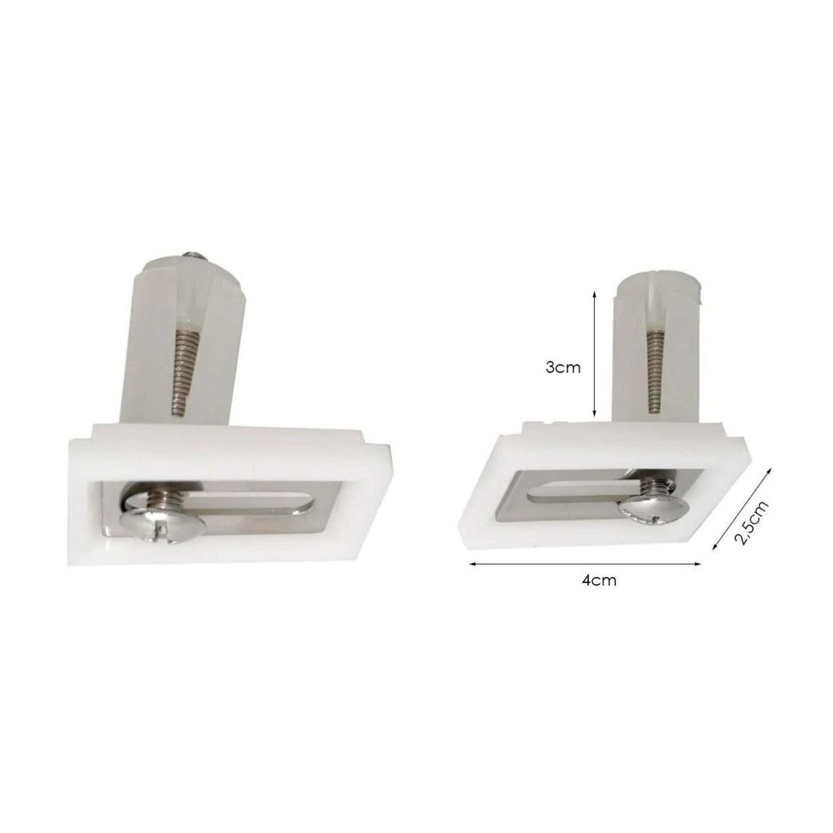 Kit Repuesto Regleta Tap.asiento Sanitario+tornillo Plástico