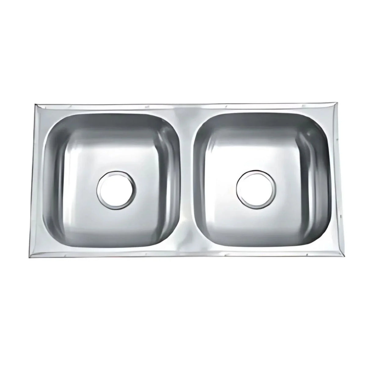 Lavaplatos Doble Acero Inoxidable SubMontar 82 x 43 cm