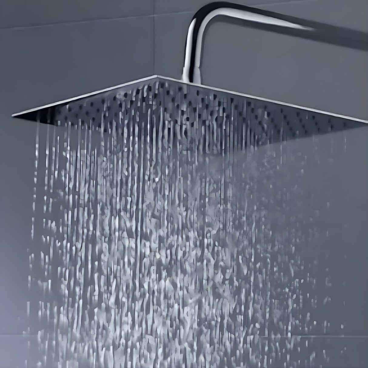 Regadera Cuadrada 30 cm inoxidable de Lujo