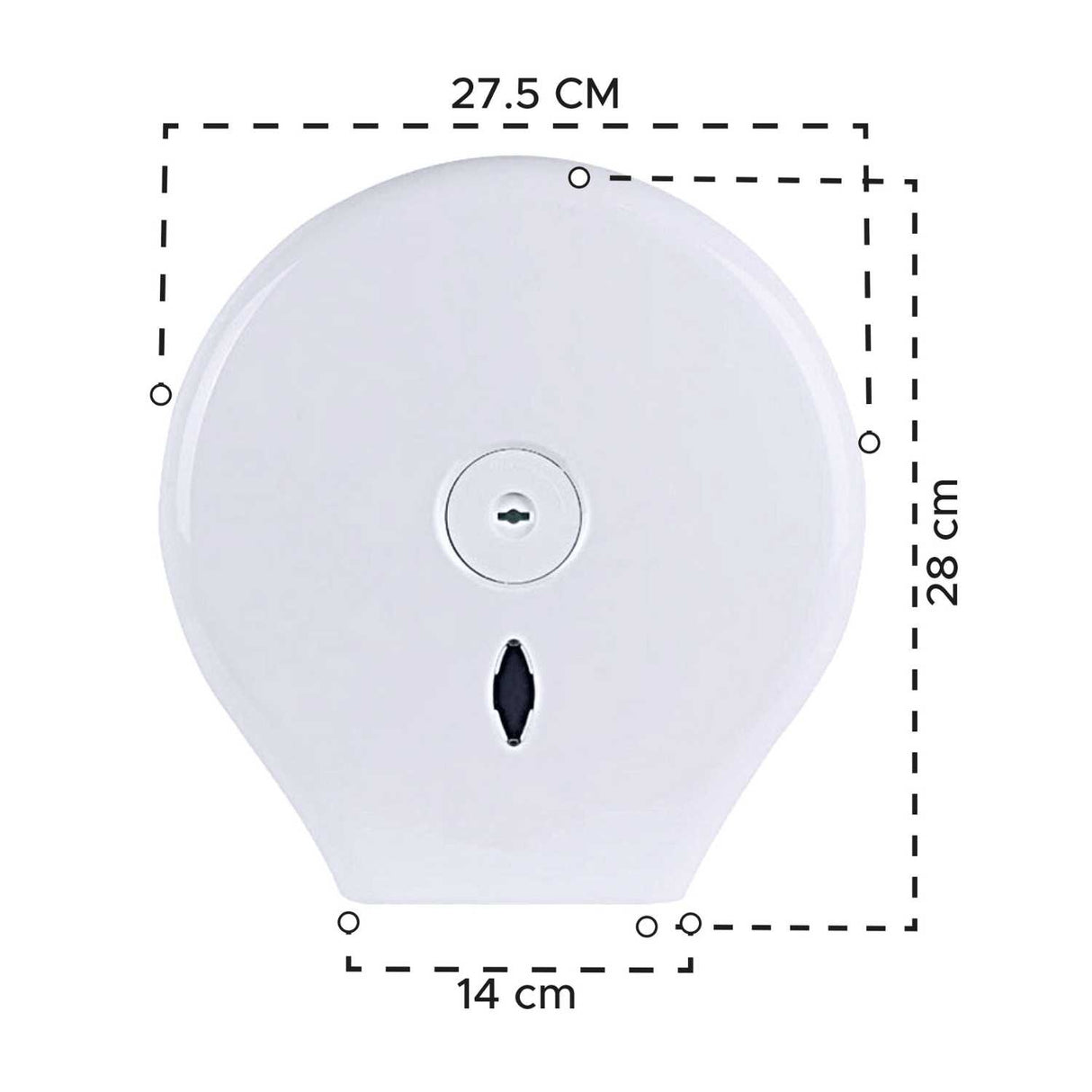 Dispensador de Papel Higiénico Jumbo Plástico ABS 🧻✨