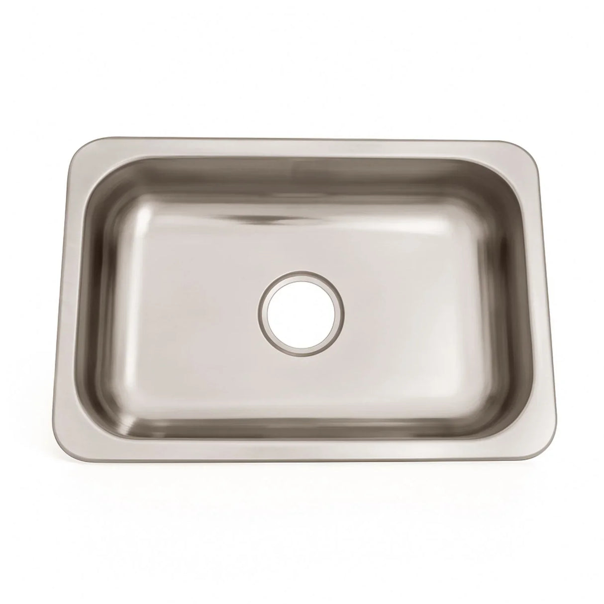 Set Lavaplatos Acero 60x40 + Griferia Sencilla + Sifon y Canastilla