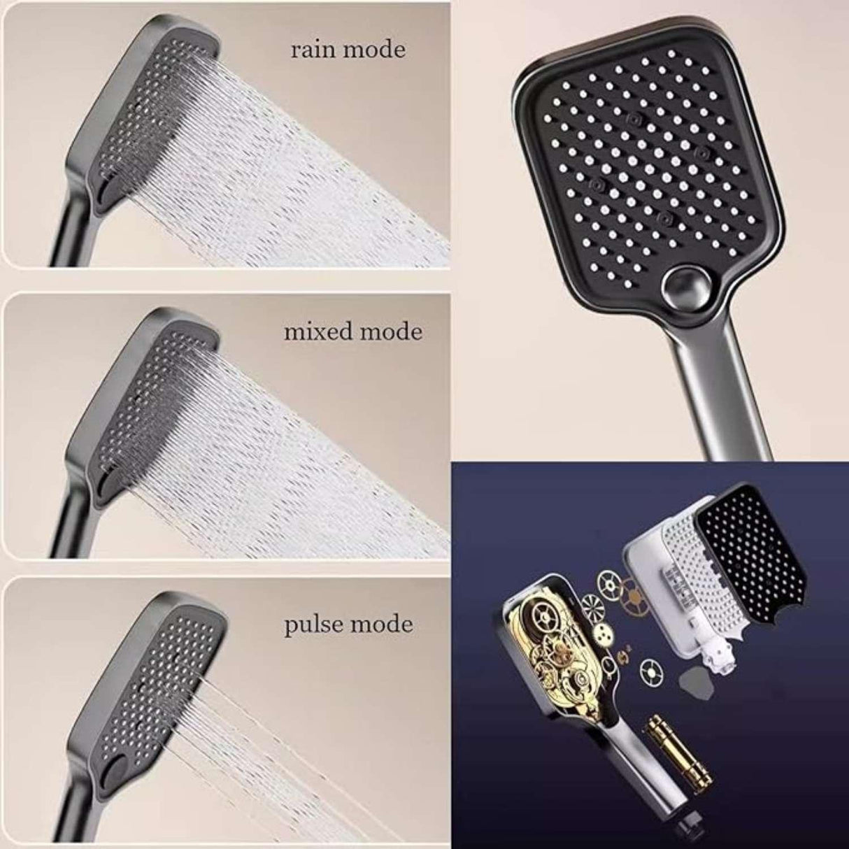 Ducha Inteligente Digital Pantalla Temperatura Ajuste Modos