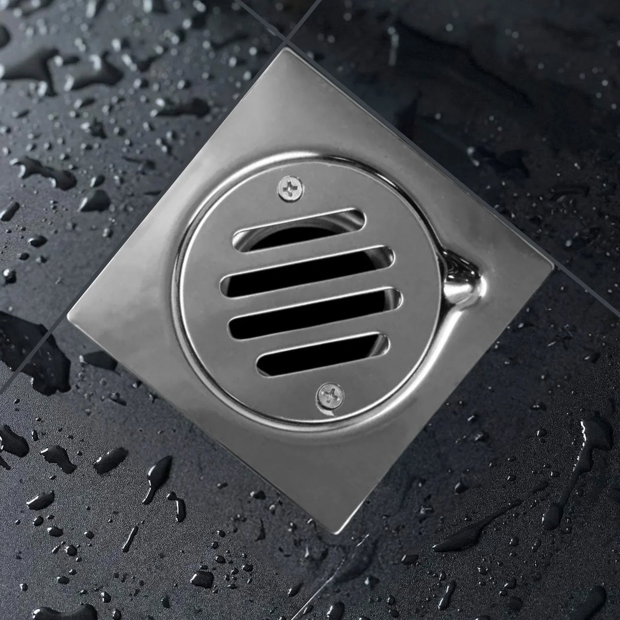 Rejilla Acero Inoxidable 10x10 Cm Full Paso Lujo