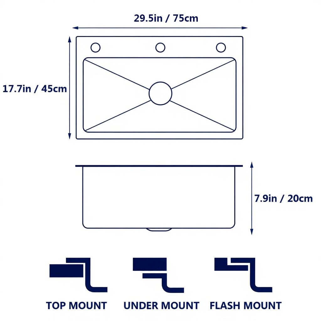Lavaplatos Lujo de Acero Inoxidable Artline con Estación de Trabajo