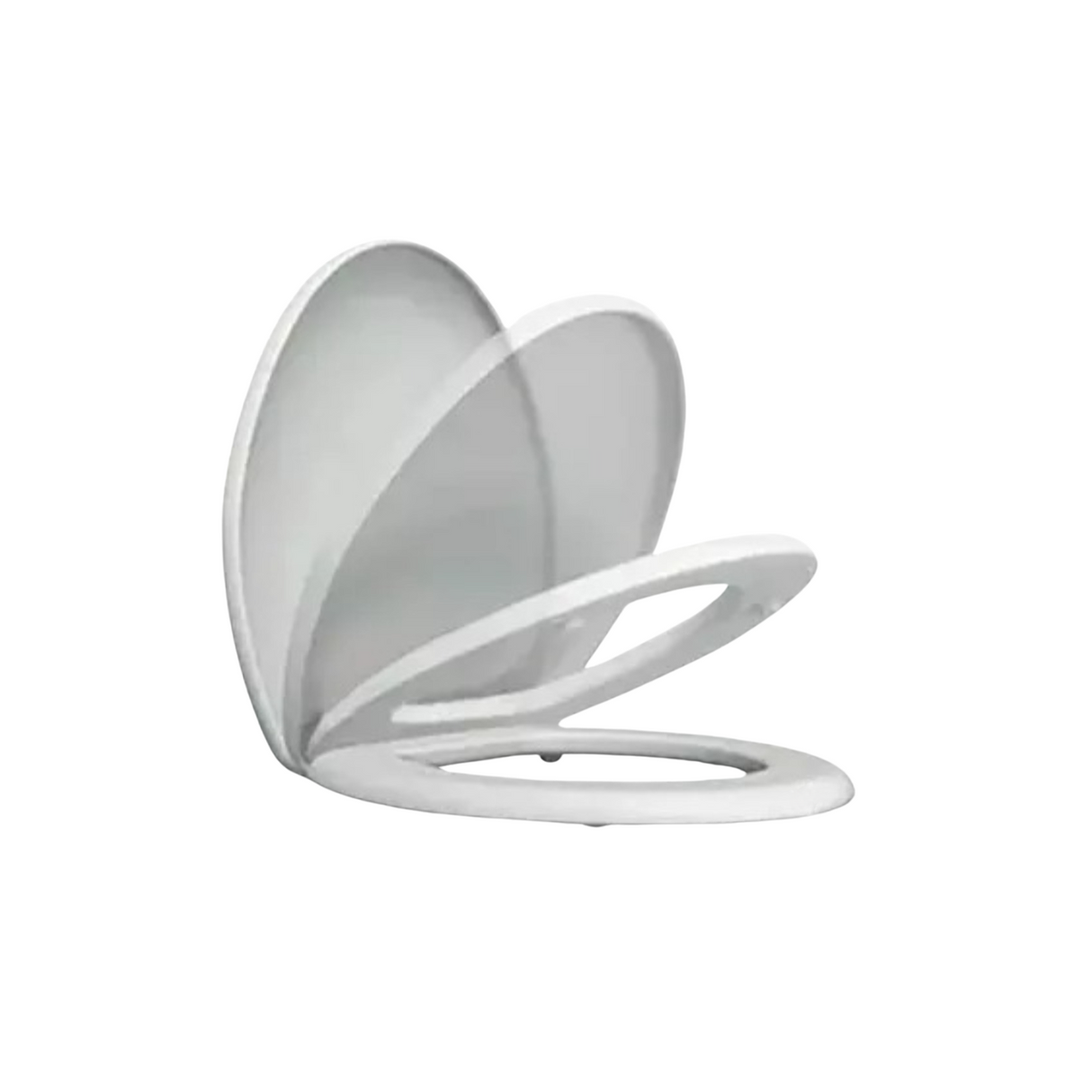 Tapa Asiento Para Sanitario Tipo Alongado, blanco.