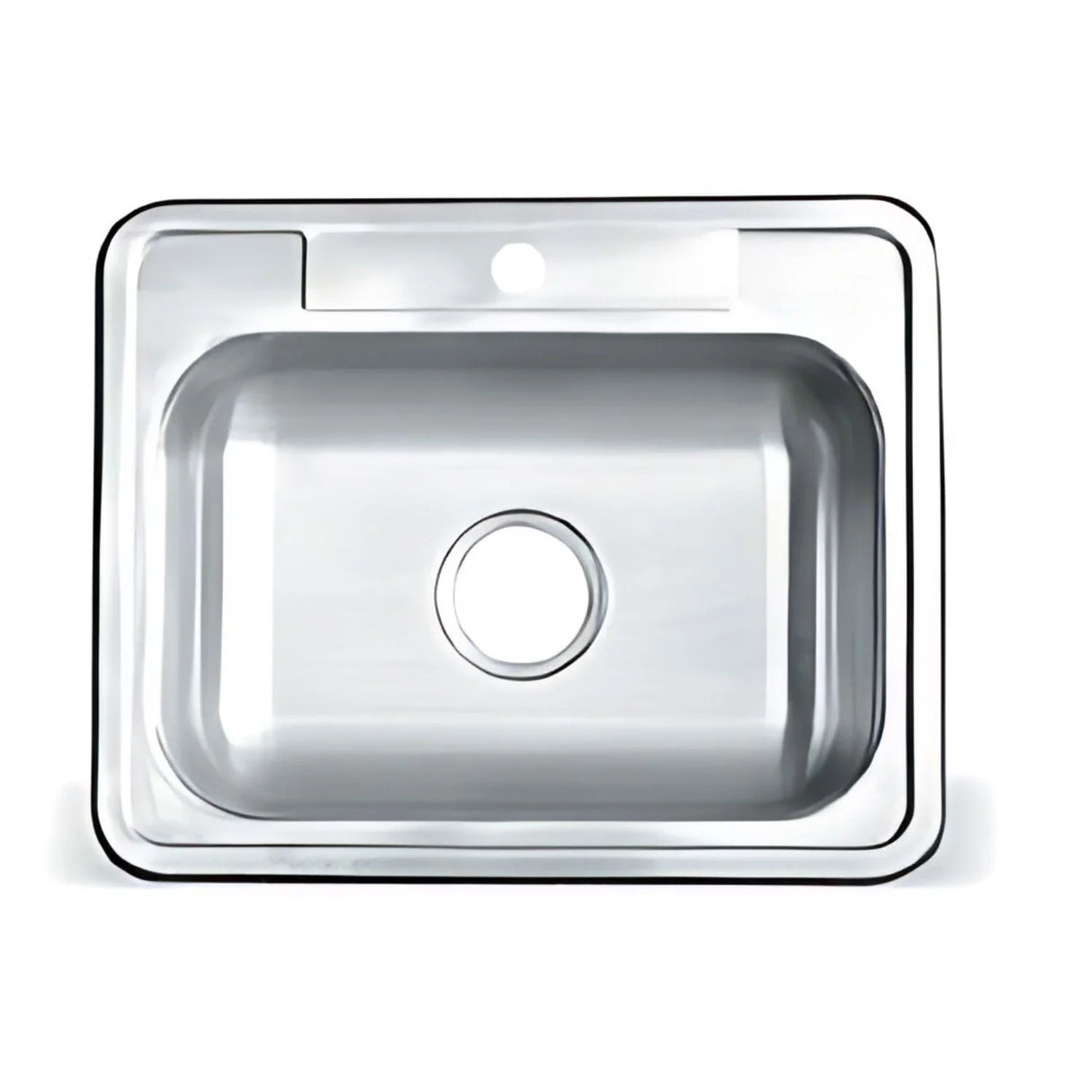 Lavaplatos para Griferia Sobre Poner Acero Inoxidable 1 hueco 53*43