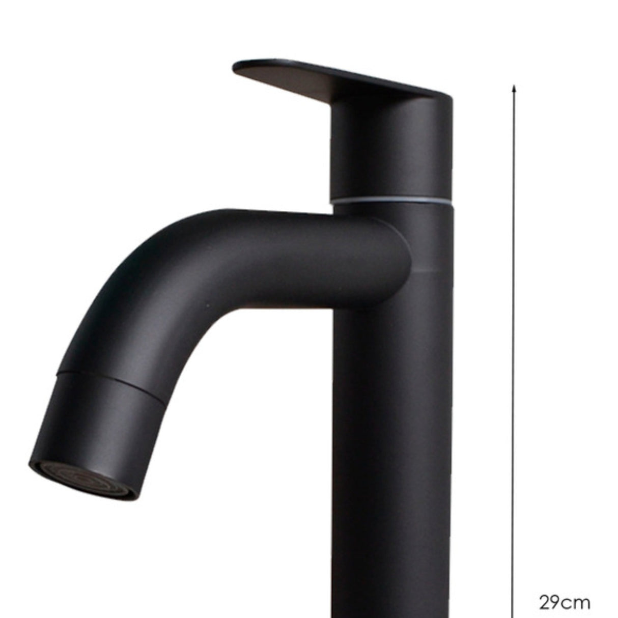 Kit Ducha 20cm +grifería Agua Fría+monocontrol Redondo Negro