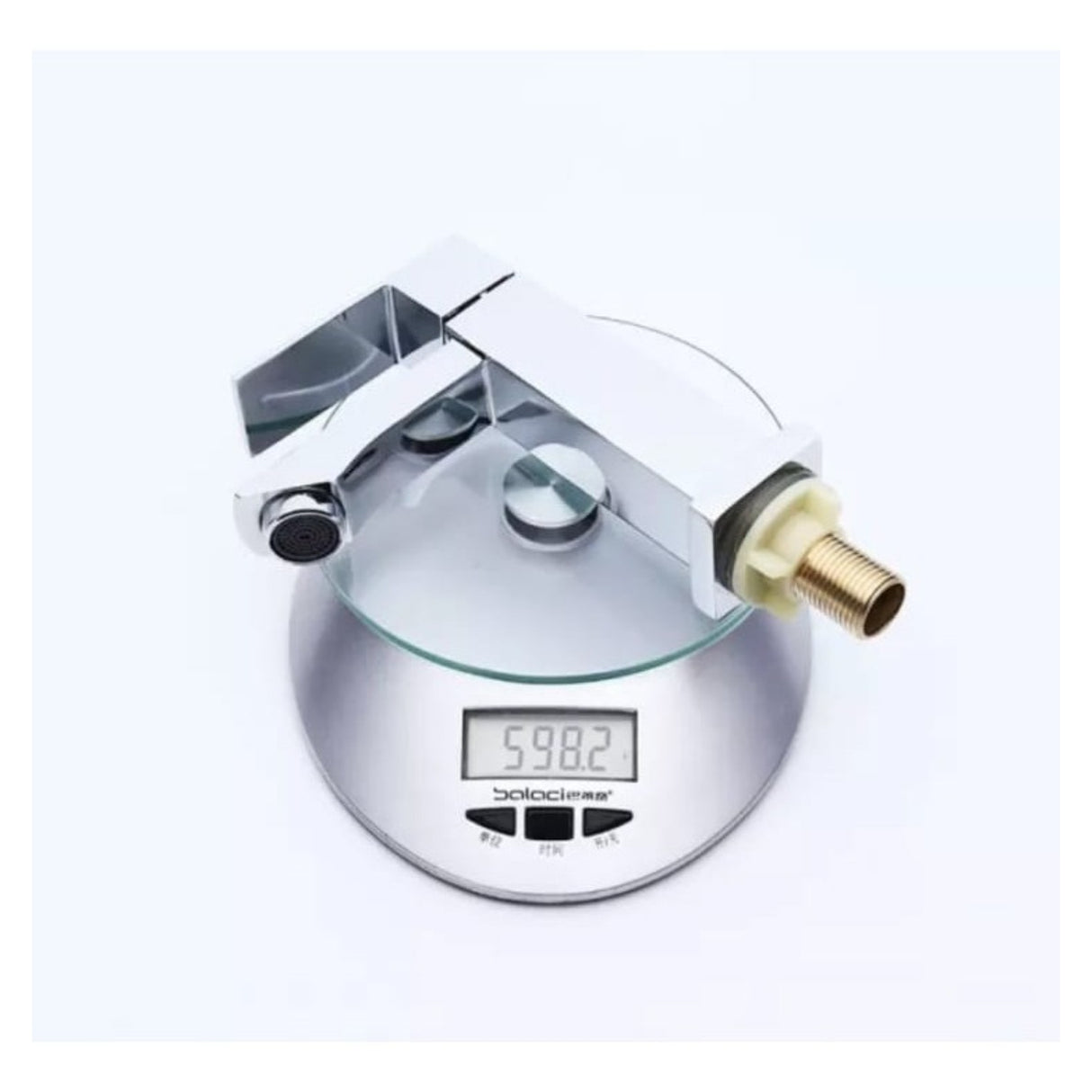 Griferia Lavamanos Square Agua Fría Poste Bajo