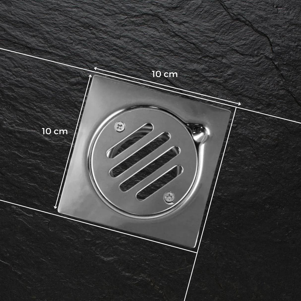 Rejilla Acero Inoxidable 10x10 Cm Full Paso Lujo