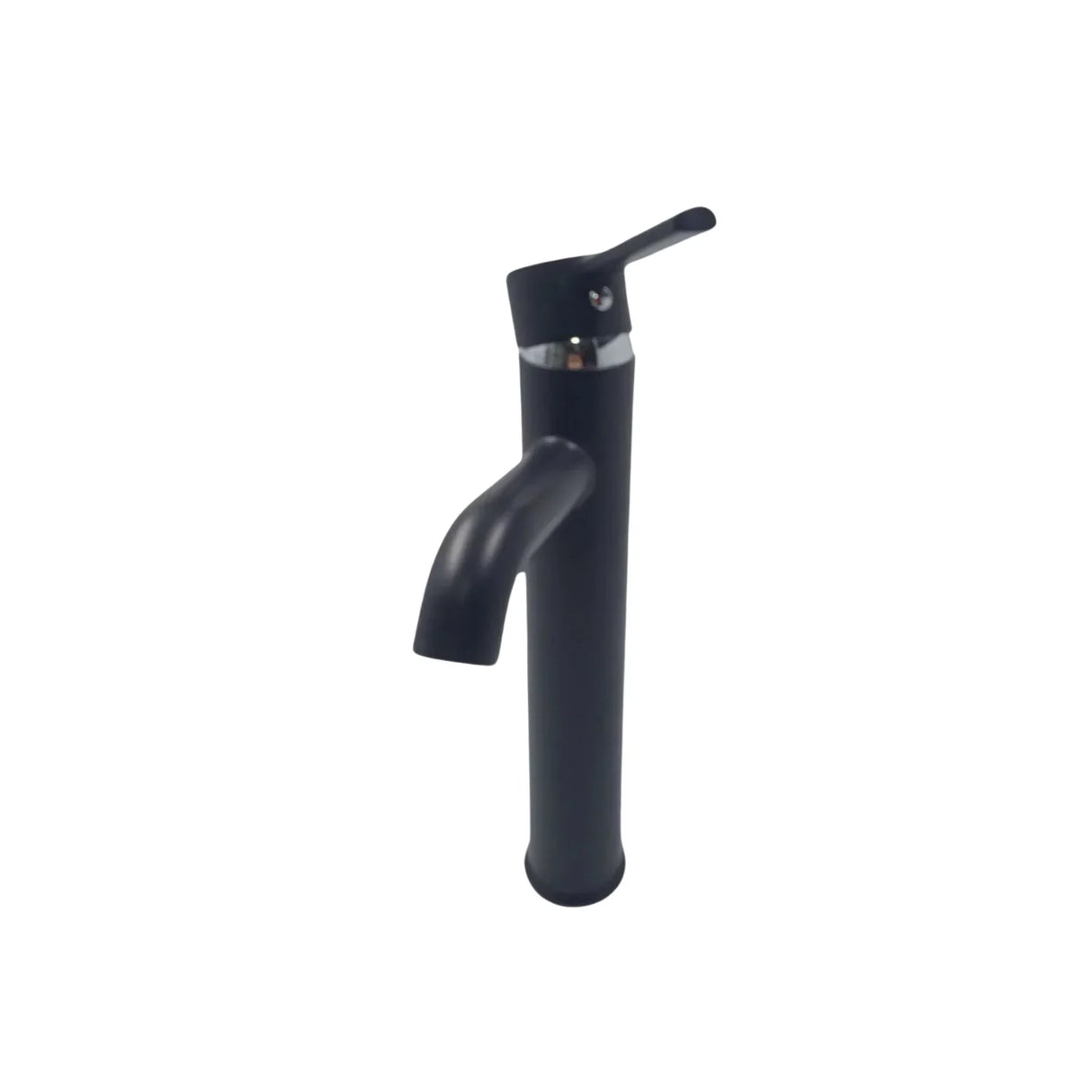 Mezclador Lavamanos Negro Poste Alto