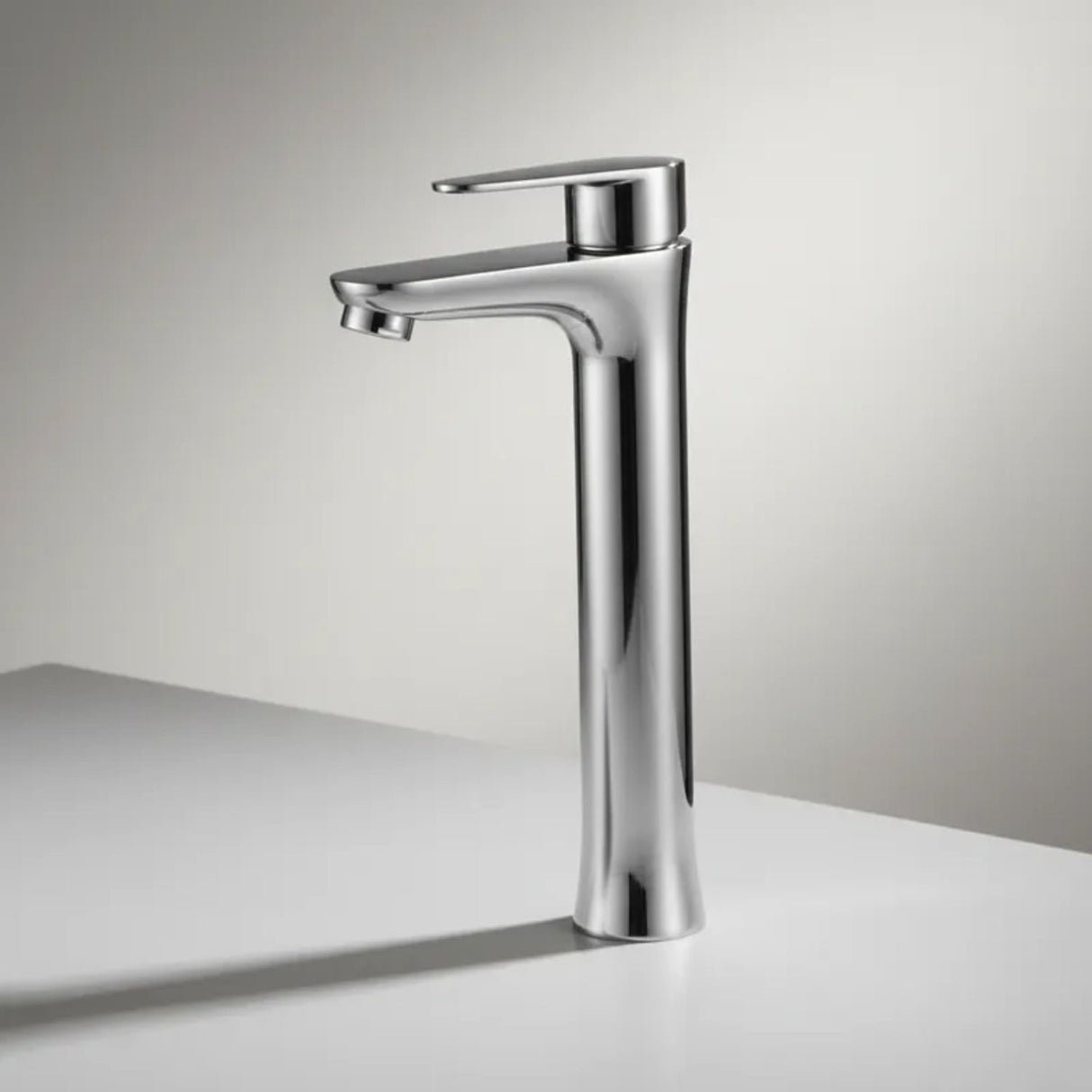 Lavamanos Monocontrol Alto Posto Níquel Texturizado Moderno