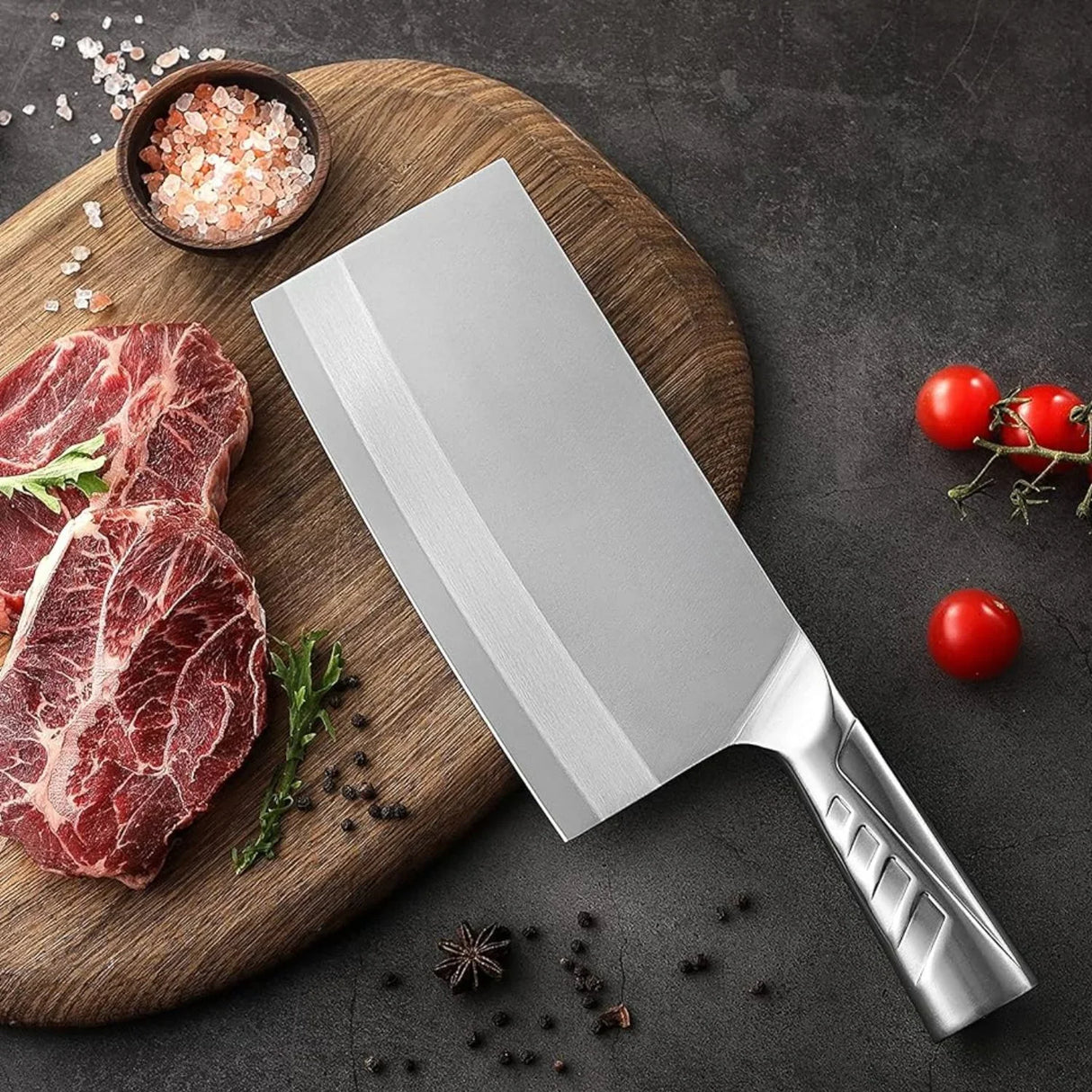 Cuchillo Industrial Acero Inoxidable De Lujo.