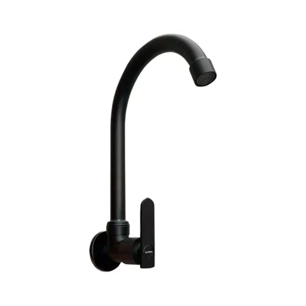 Grifería De Pared Para Lavaplatos Negra Agua Fría