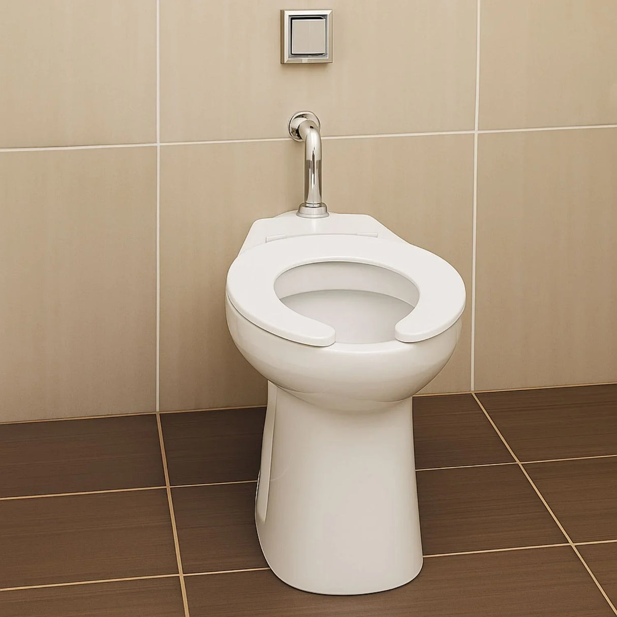 Tapa Asiento Herradura Sanitario Blanco Institucional