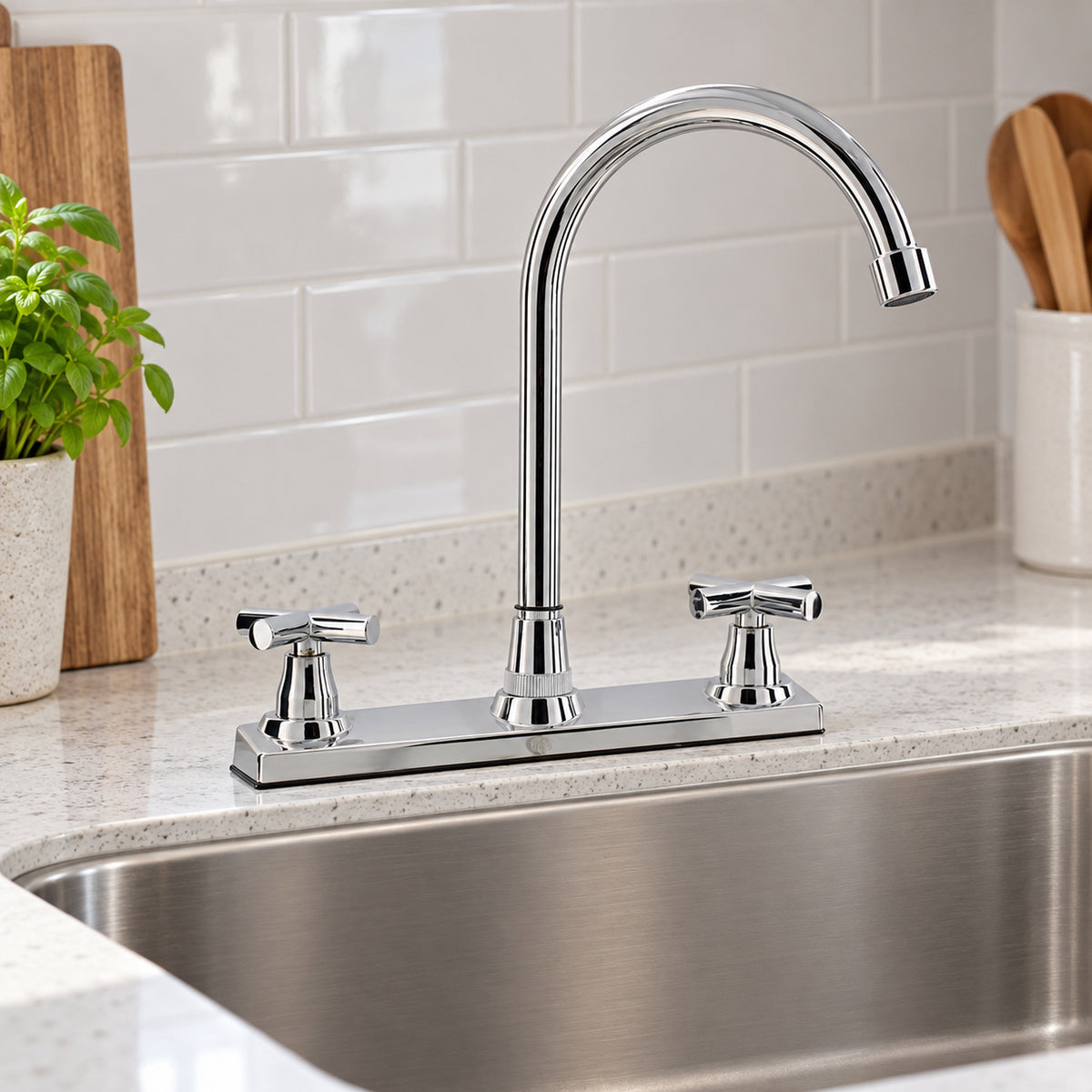 Mezclador Lavaplatos 8" Cruceta � vista contextual