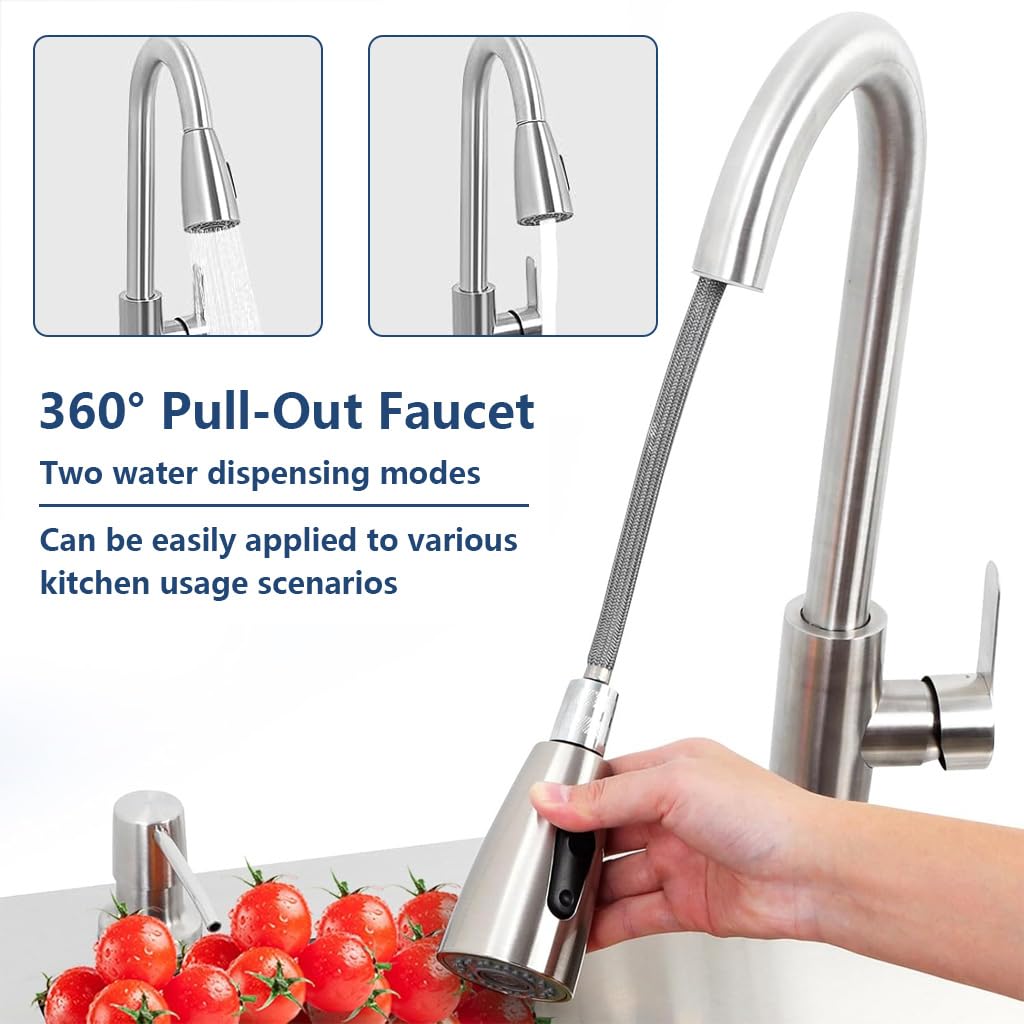 Lavaplatos Lujo de Acero Inoxidable Artline con Estación de Trabajo