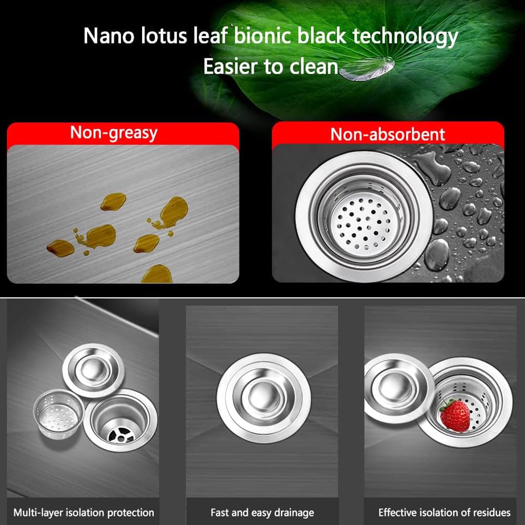 Lavaplatos Lujo de Acero Inoxidable Artline con Estación de Trabajo