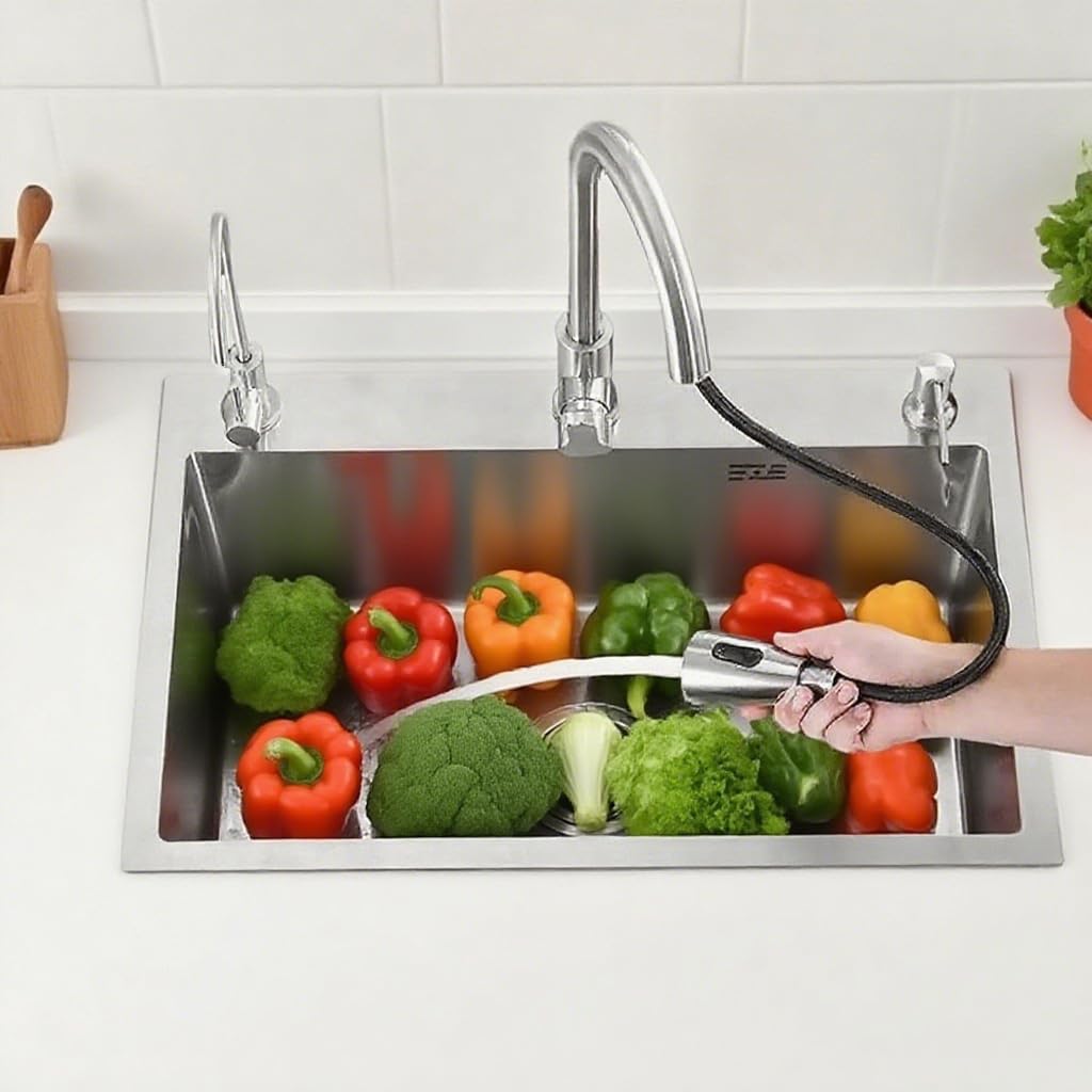 Lavaplatos Lujo de Acero Inoxidable Artline con Estación de Trabajo