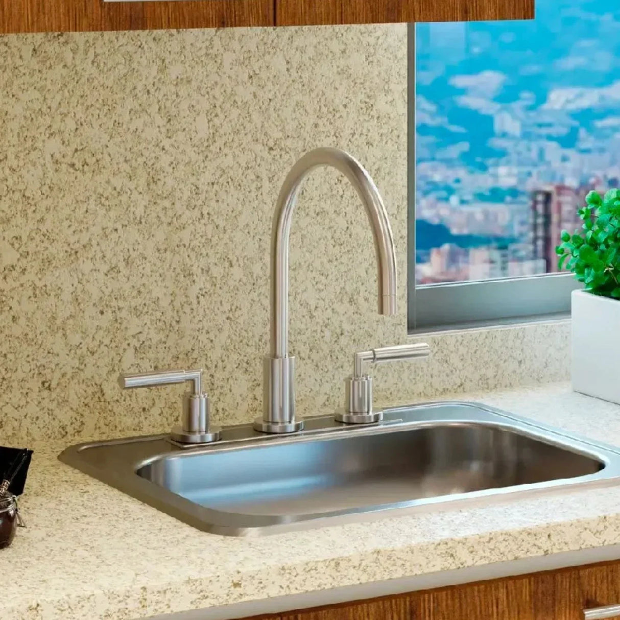 Lavaplatos para Griferia Sobre Poner Acero Inoxidable 62*48 1 hueco