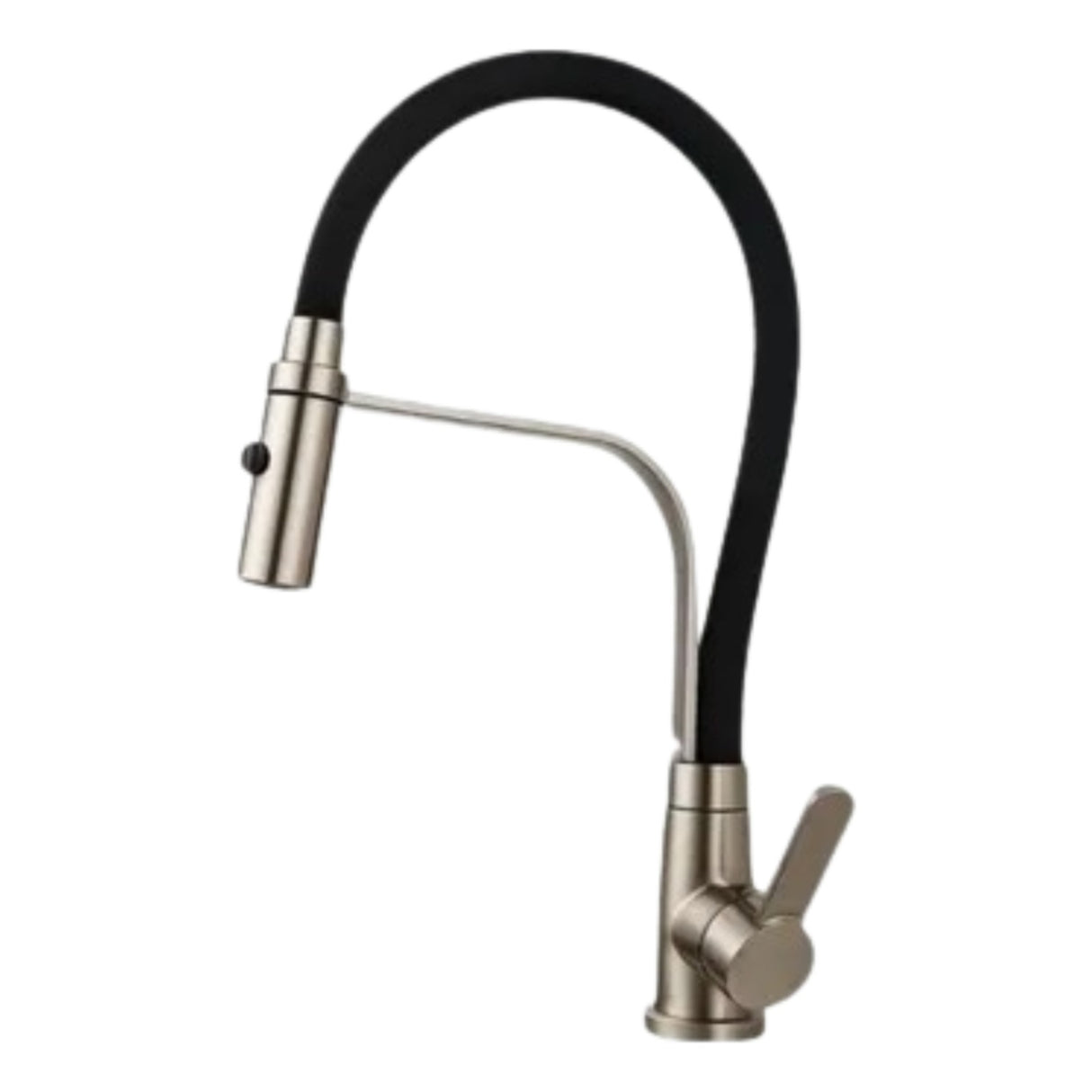 Mezclador Para Lavaplatos Flexible En Acero Dos Chorros