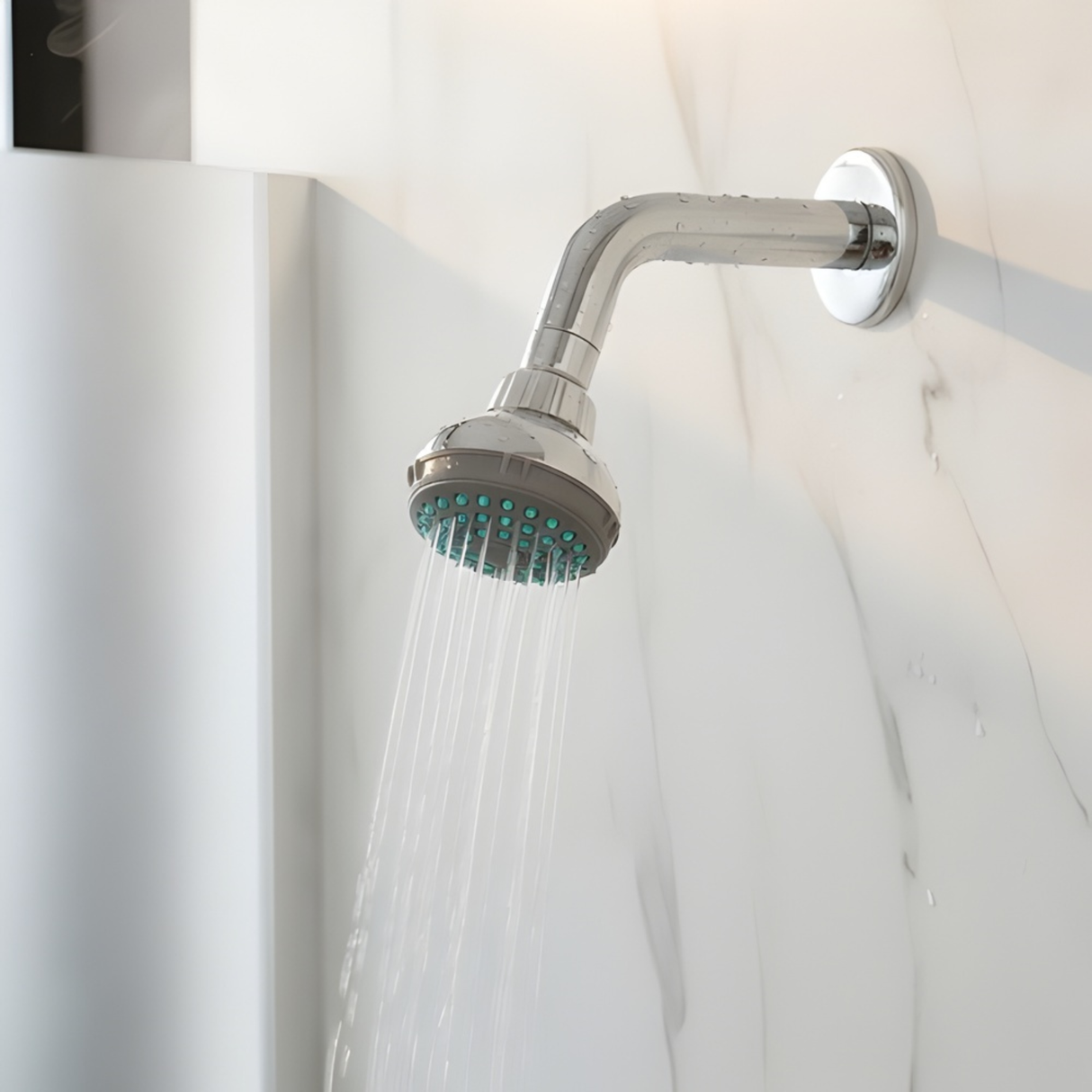 Regadera Pamo Línea Cascada Para Ducha Efecto Natural Plateado Cromado