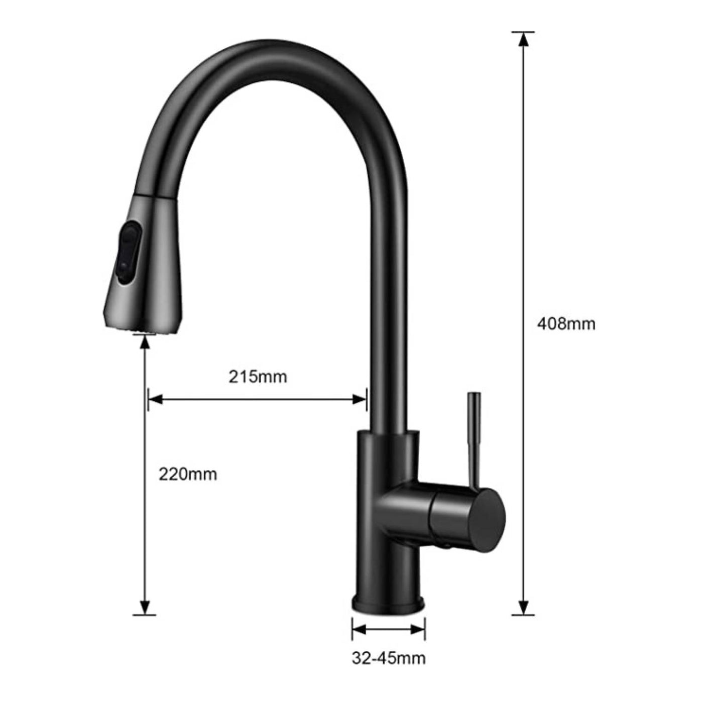 Grifería Lavaplatos Extraíble De Lujo Monocontrol Giratoria 360° Para Cocina Grifo Flexible Premium