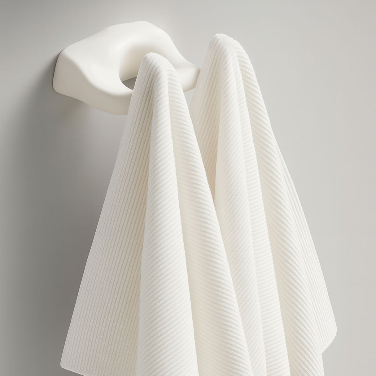 Pack x 3 Perchero Doble Porcelana Blanco Corona