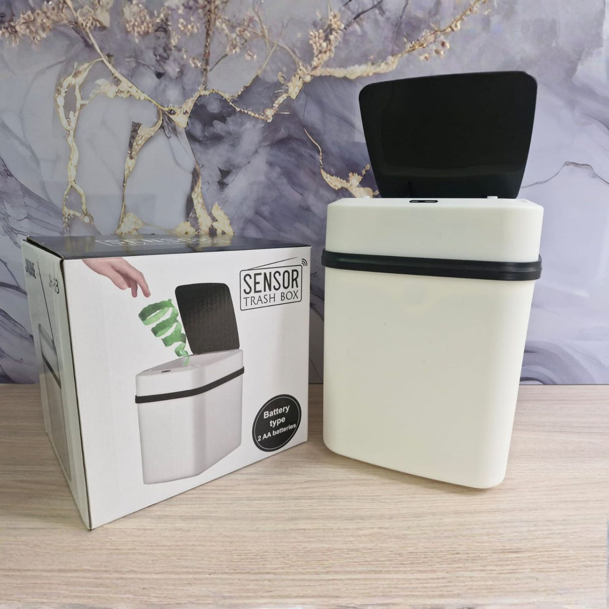 Papelera Inteligente con Sensor Automático 15L