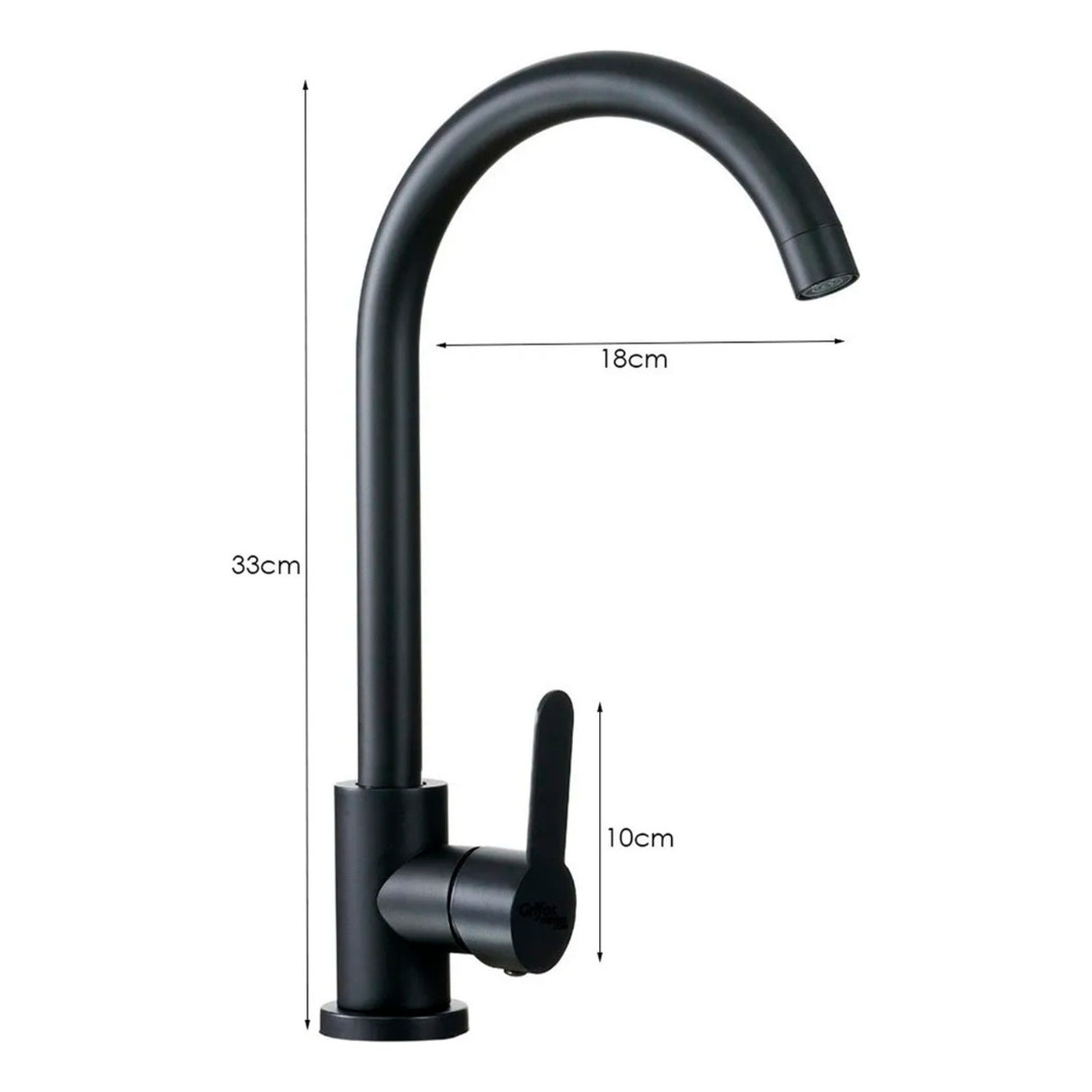 Combo Lavaplatos 70*45cm+griferia Lvp Negra Pala+ Accesorios