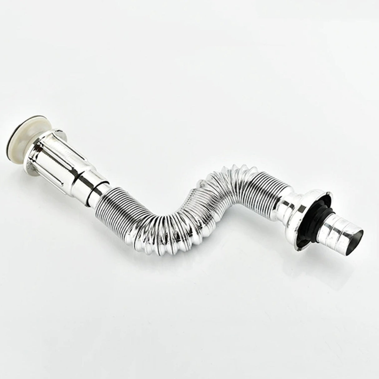 Desagüe Para Lavamanos Plegable Tipo Push Con Tapón