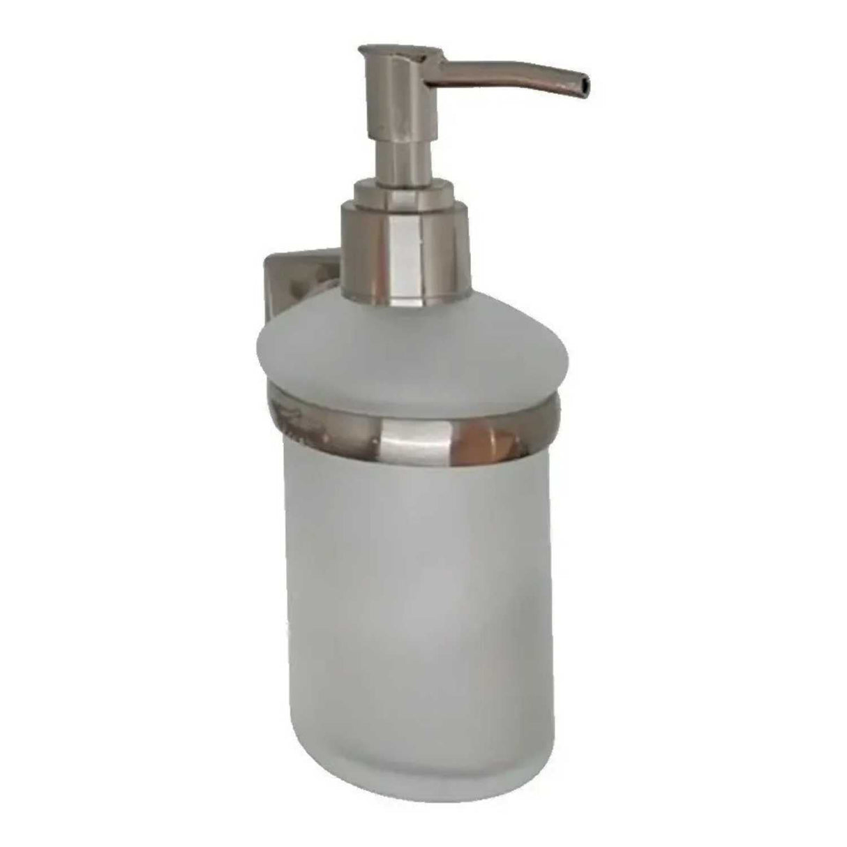 Dispensador de jabón líquido para baño en acabado satinado