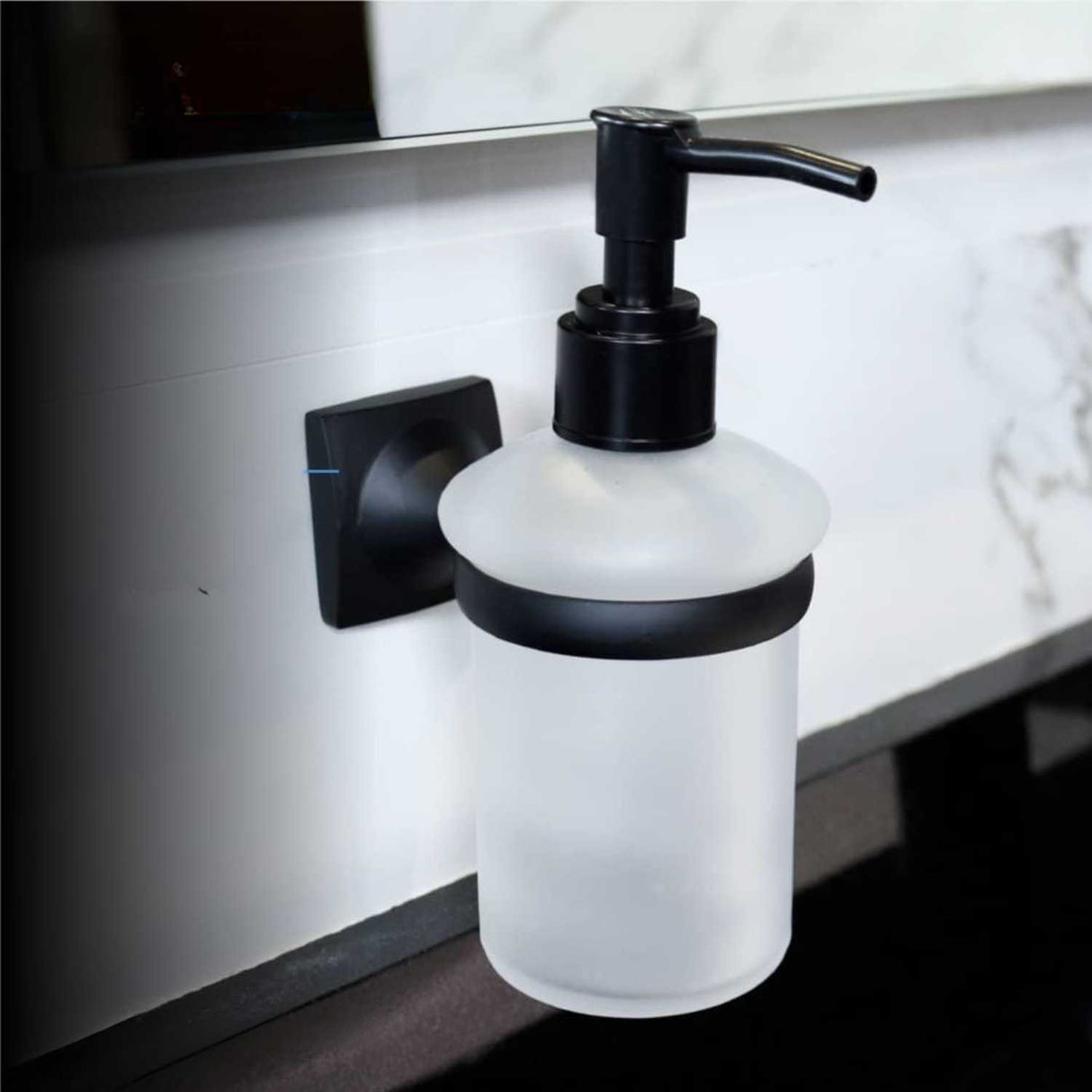 Set de Accesorios para Baño Negro Mate x4 Piezas