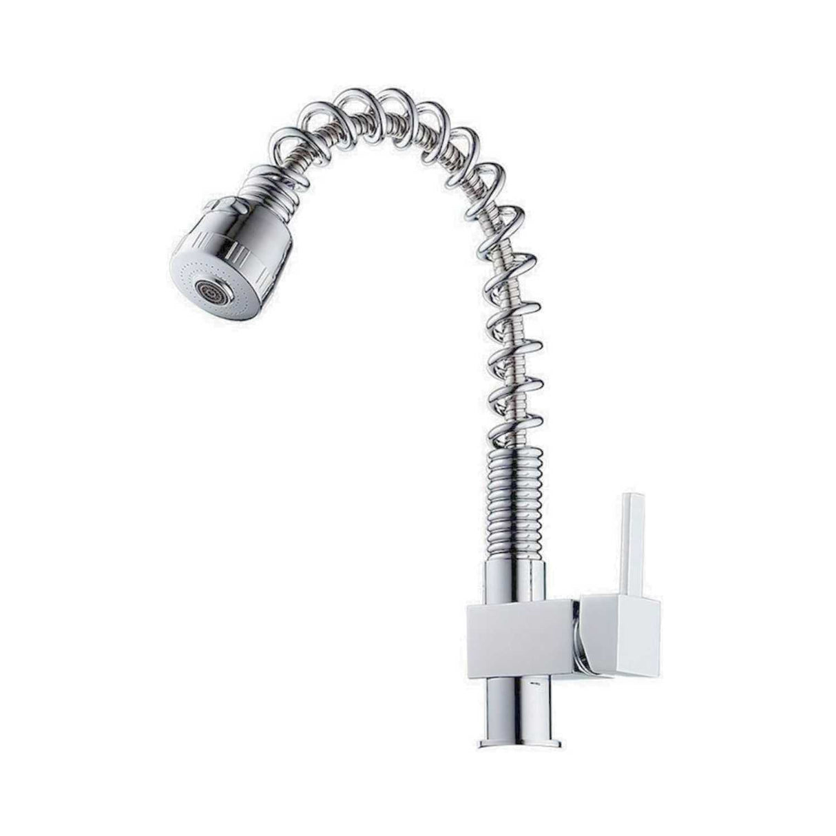 Grifería Monocontrol Lavaplatos Semi Industrial Satin con Cabezote Extraíble 33 cm Acero 304
