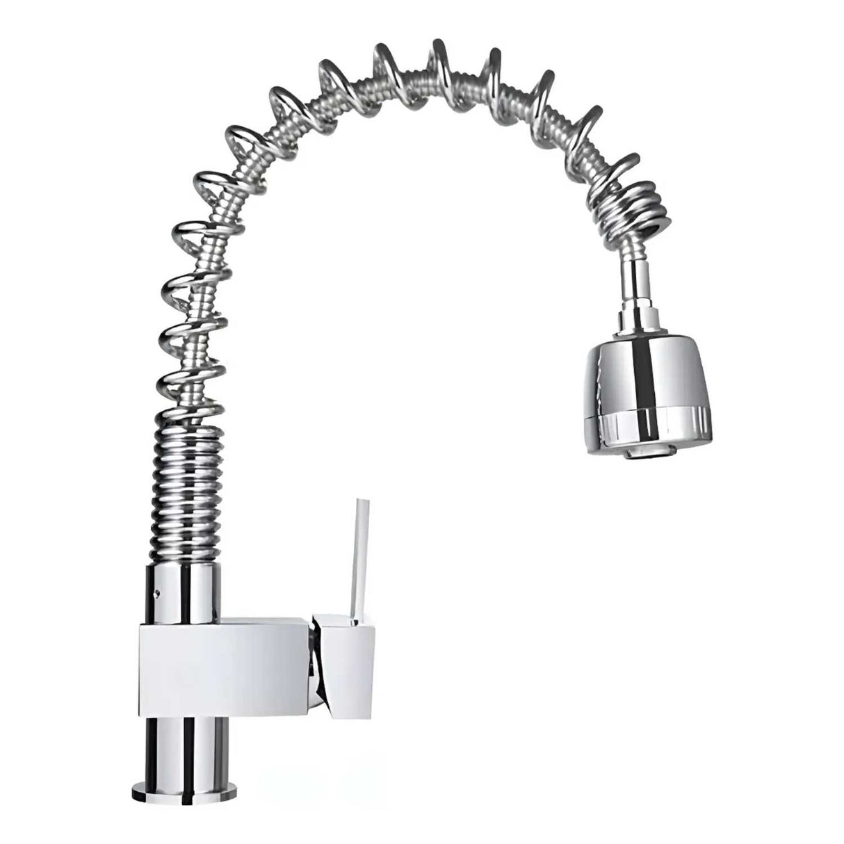 Monocontrol Lavaplatos Semi Industrial Cromado con Cabezote Extraíble | Grifería Moderna para Cocina