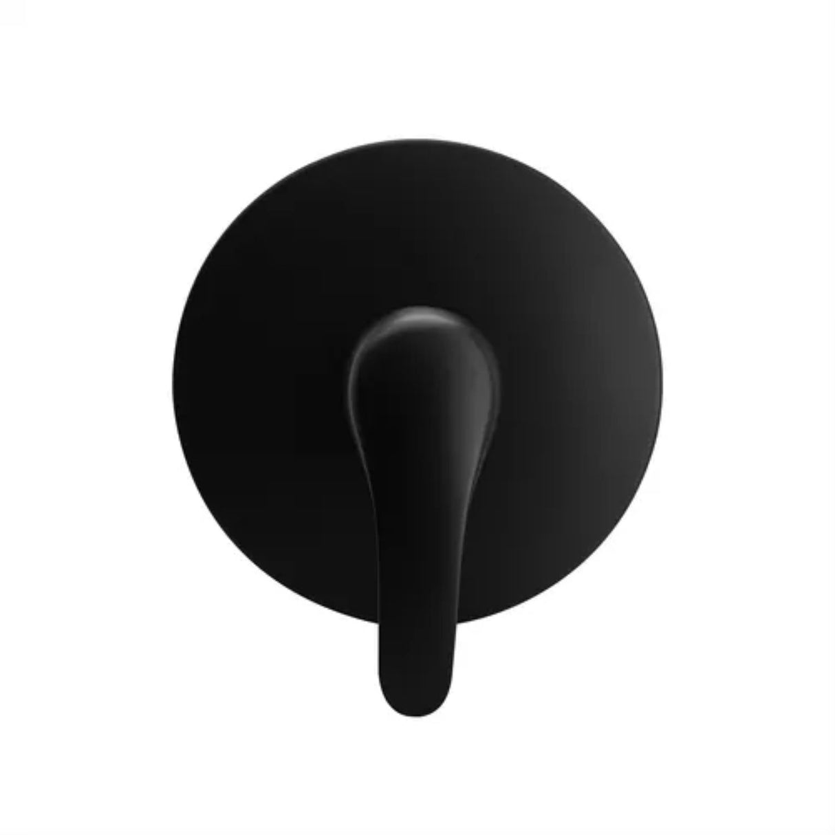 Monocontrol ducha redonda negra