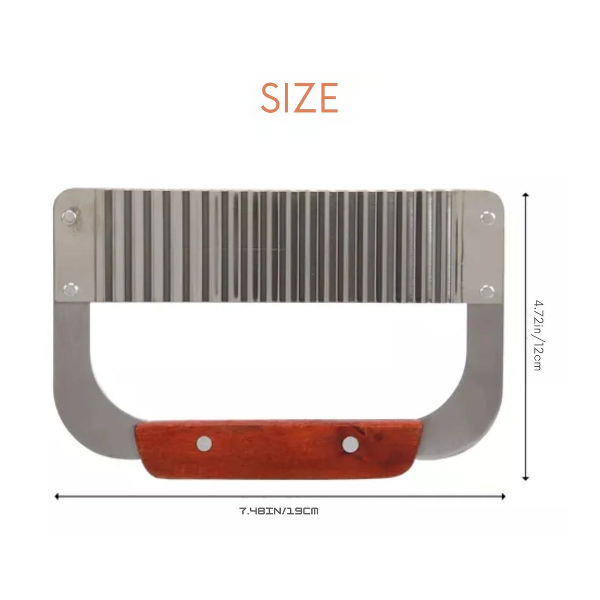 Cortador Multiusos Ondulado De Lujo Alta Calidad.