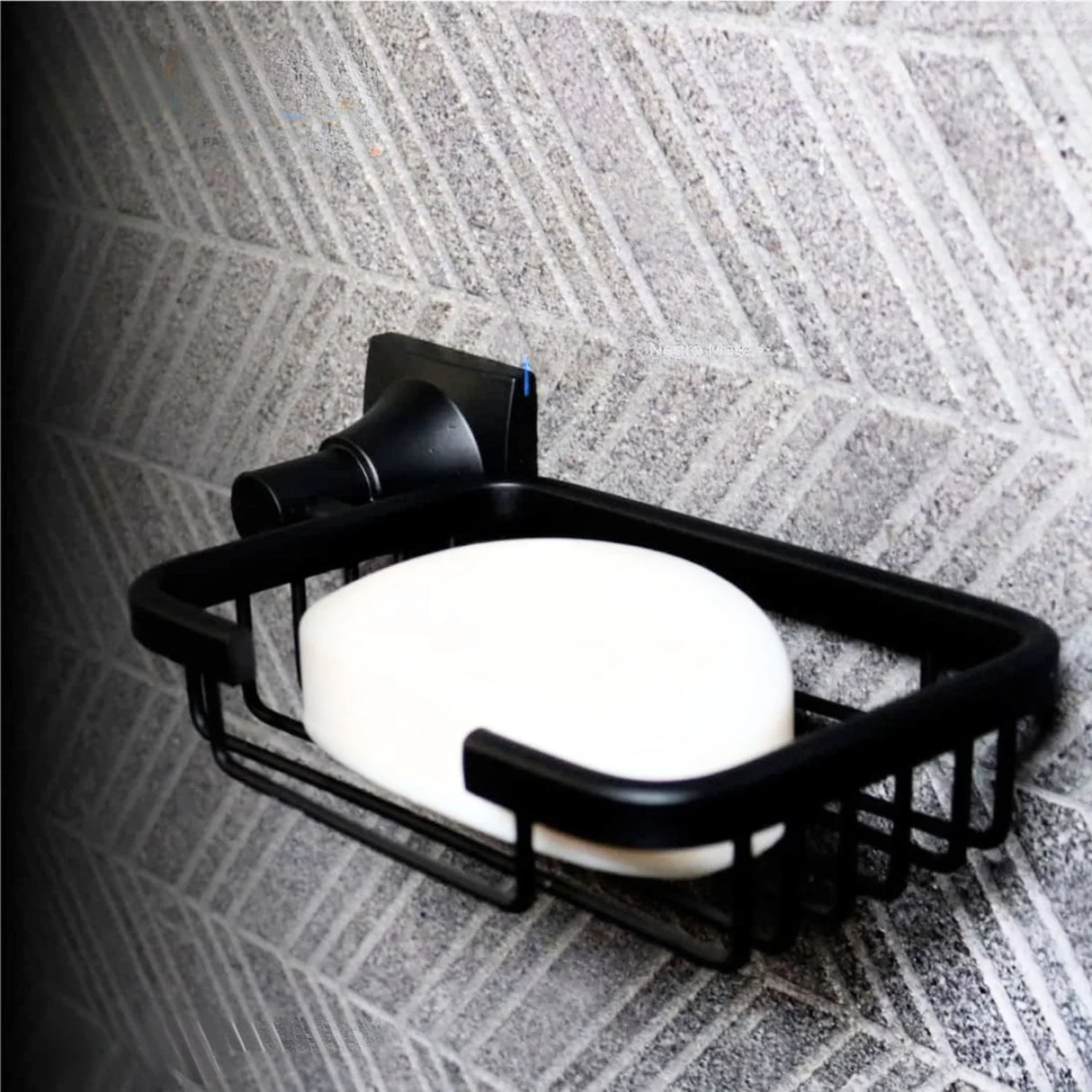 Set De Accesorios Baño Negro Metálico Línea Quadrato Negro Mate 4 Piezas– Alta Calidad